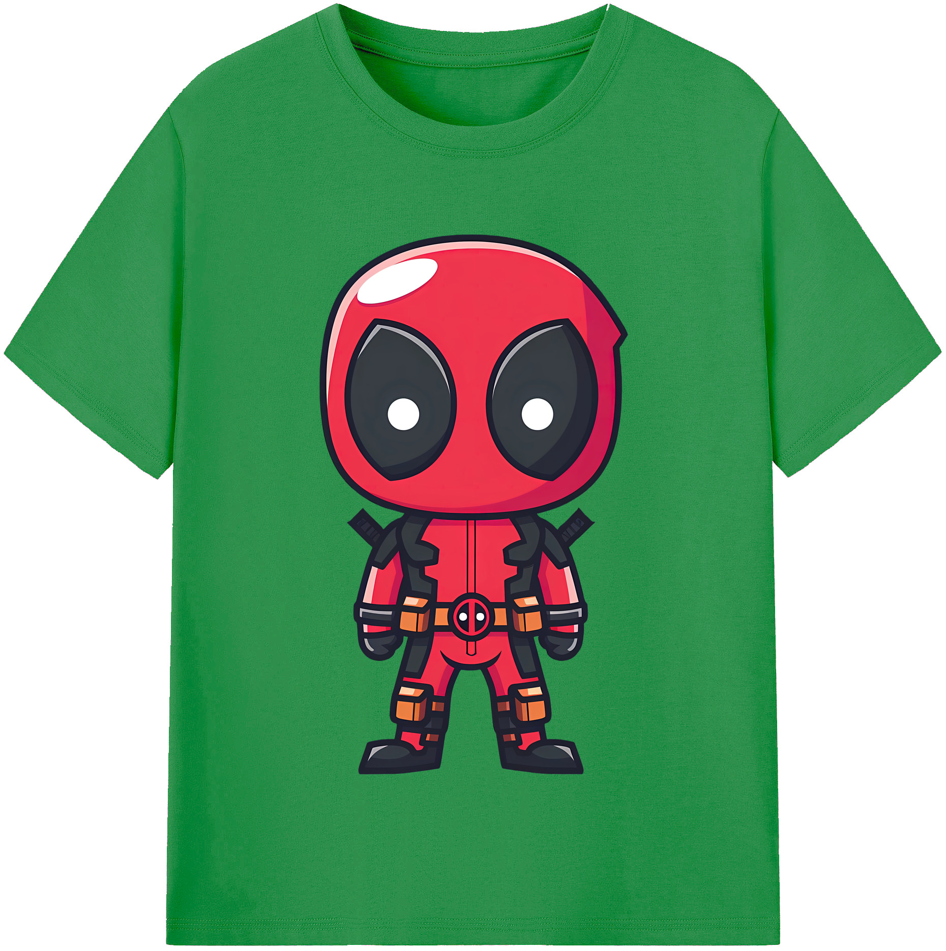 （画像用） Deadpool デッドプール レディースカジュアルプリントTシャツ（綿100％）