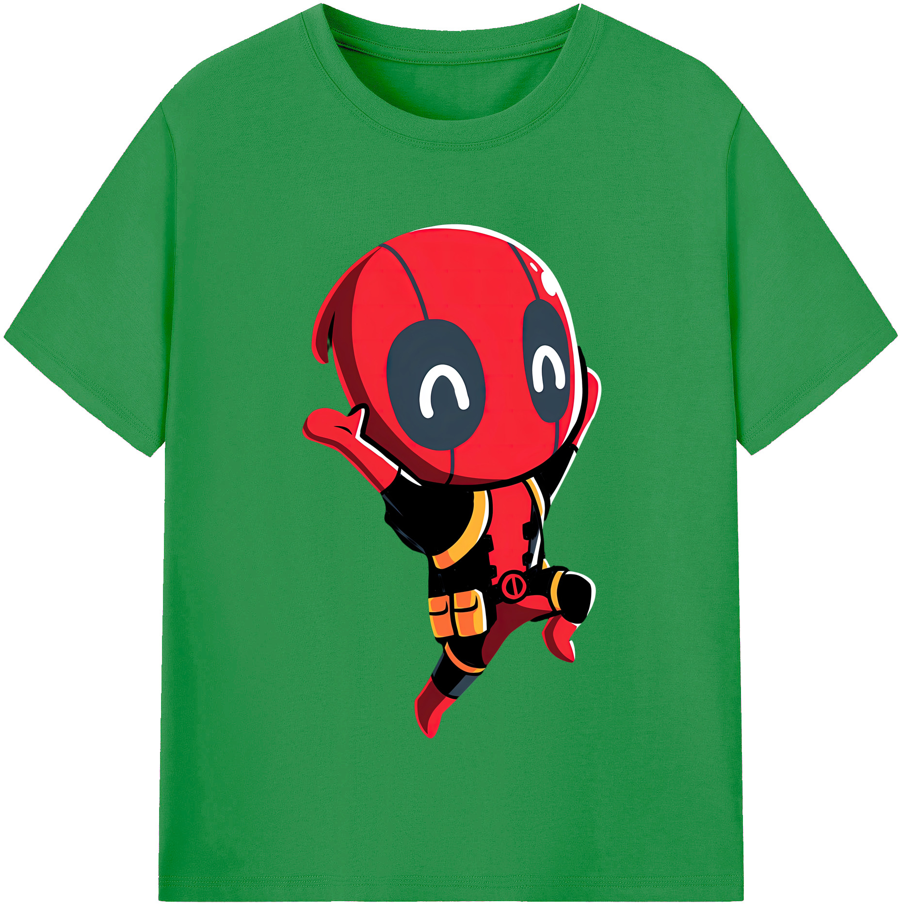 （画像用） Deadpool デッドプール レディースカジュアルプリントTシャツ（綿100％）
