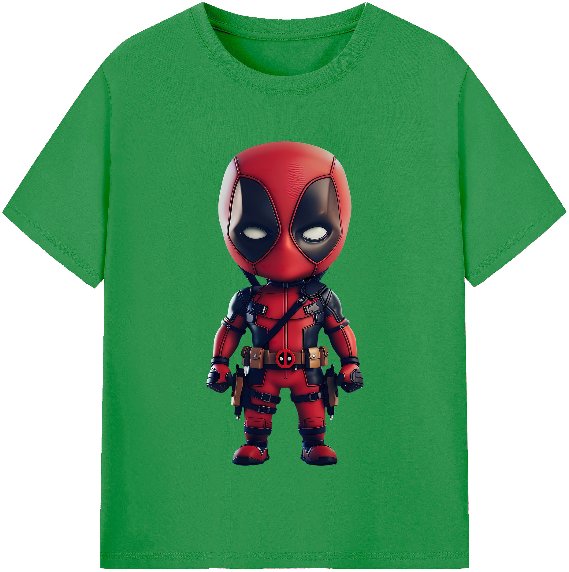 （画像用） Deadpool デッドプール レディースカジュアルプリントTシャツ（綿100％）