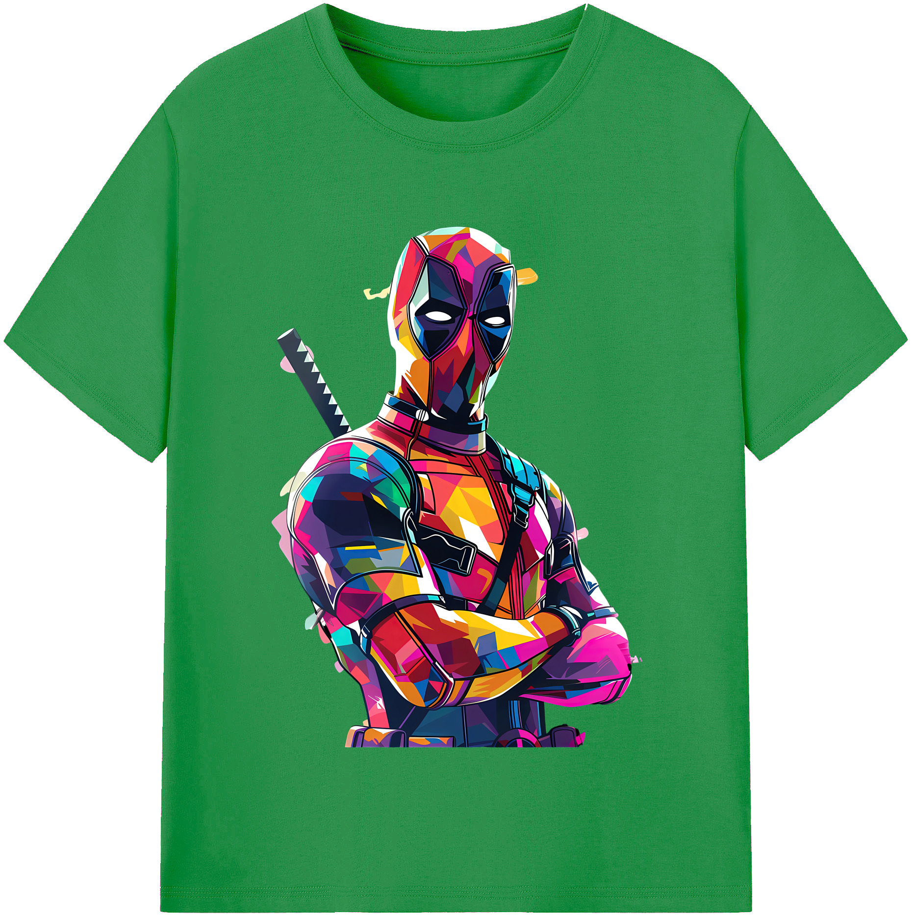 （画像用） Deadpool デッドプール レディースカジュアルプリントTシャツ（綿100％）