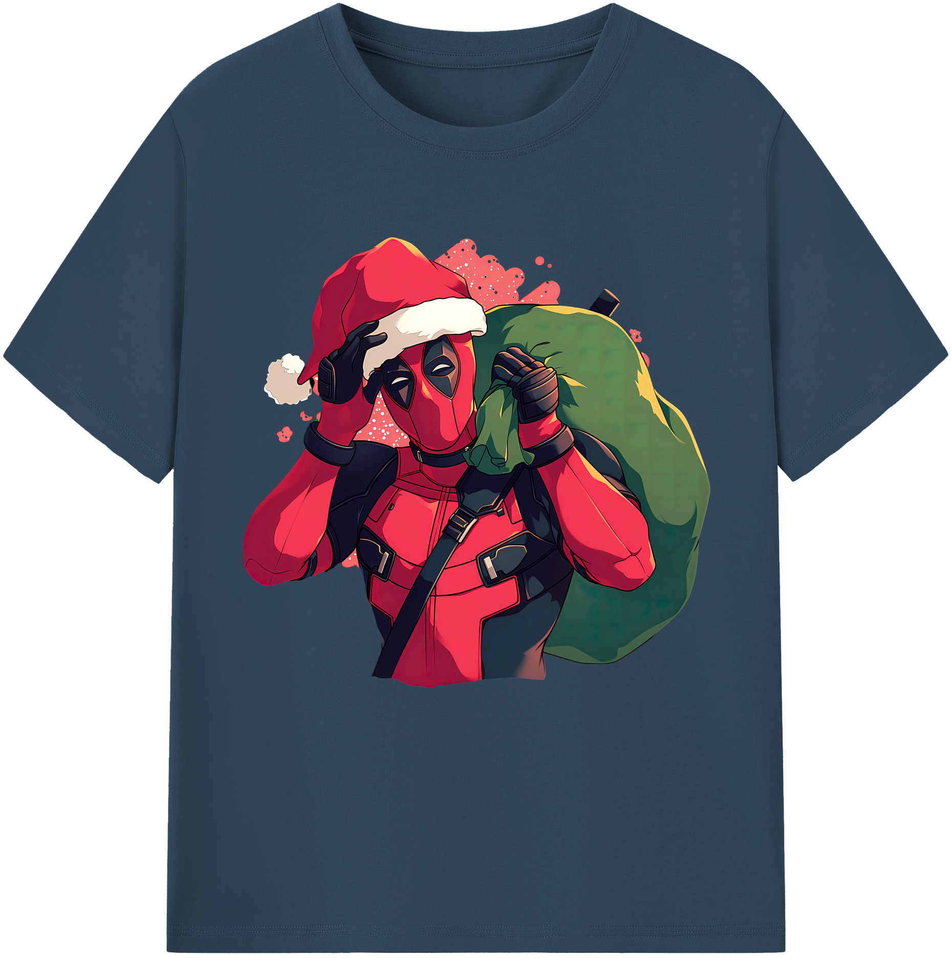 （画像用） Deadpool デッドプール レディースカジュアルプリントTシャツ（綿100％）