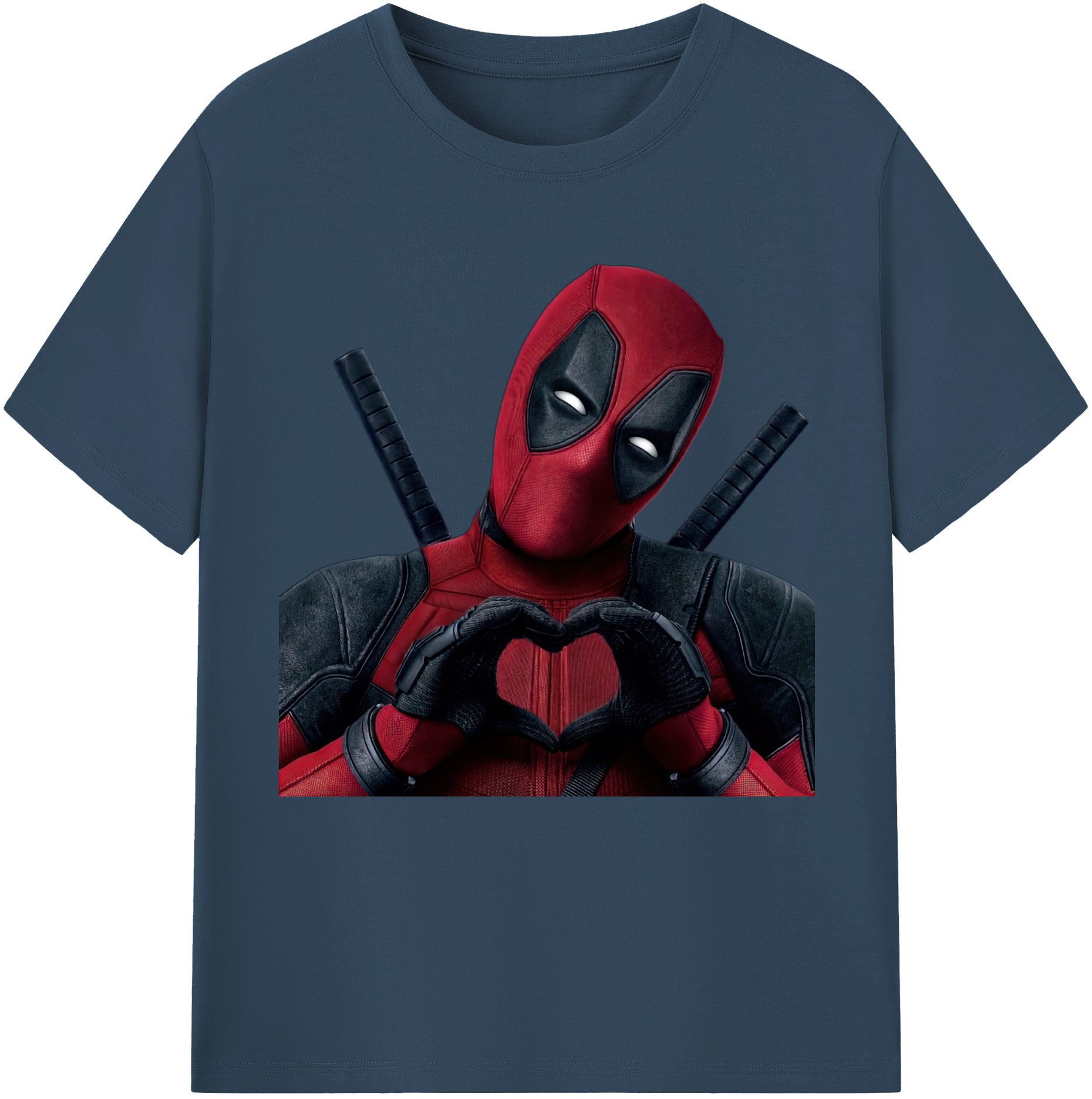 （画像用） Deadpool デッドプール レディースカジュアルプリントTシャツ（綿100％）