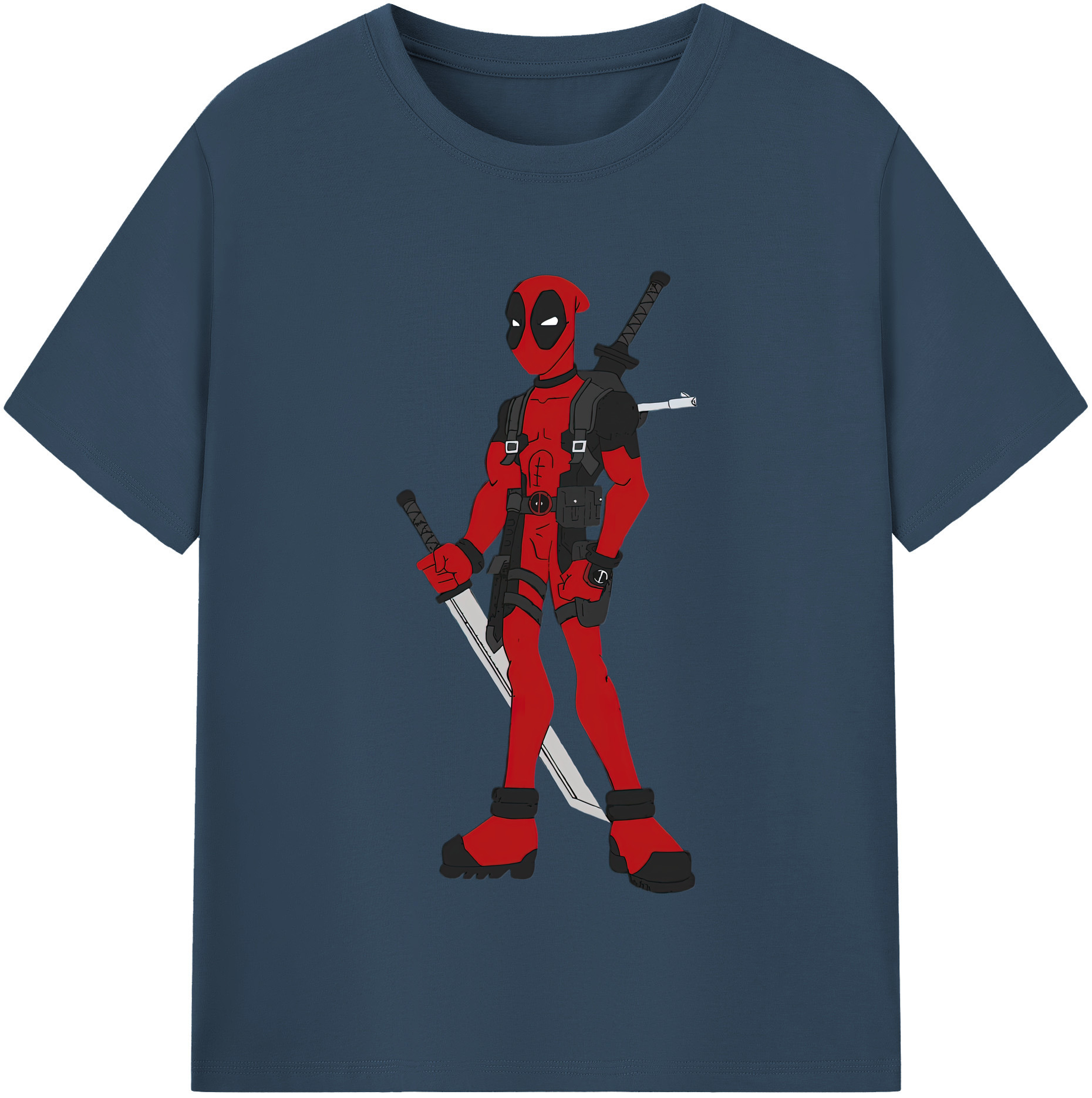 （画像用） Deadpool デッドプール レディースカジュアルプリントTシャツ（綿100％）