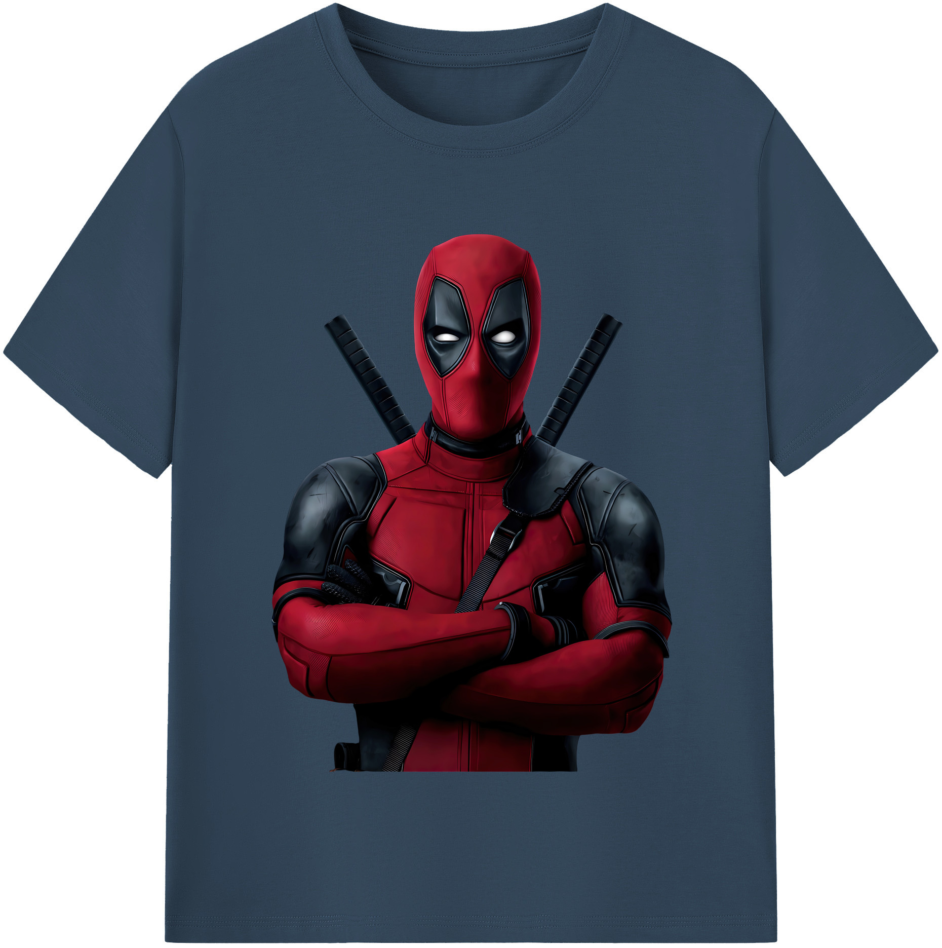 （画像用） Deadpool デッドプール レディースカジュアルプリントTシャツ（綿100％）