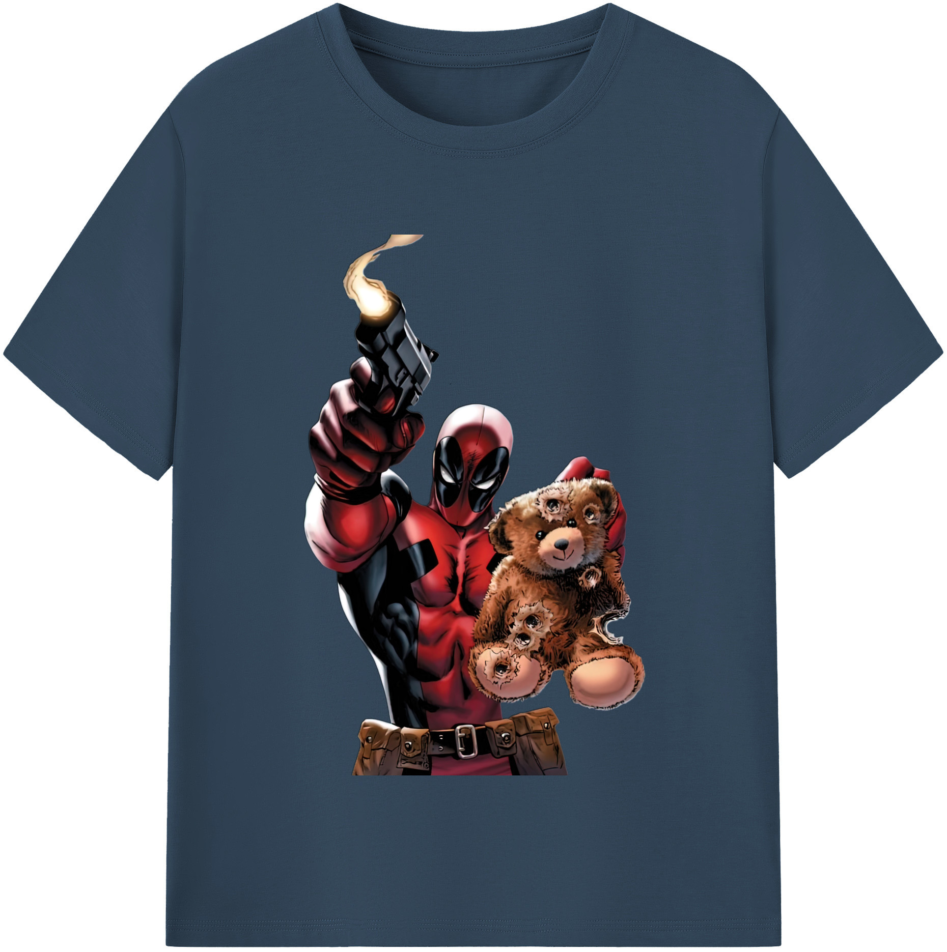 （画像用） Deadpool デッドプール レディースカジュアルプリントTシャツ（綿100％）