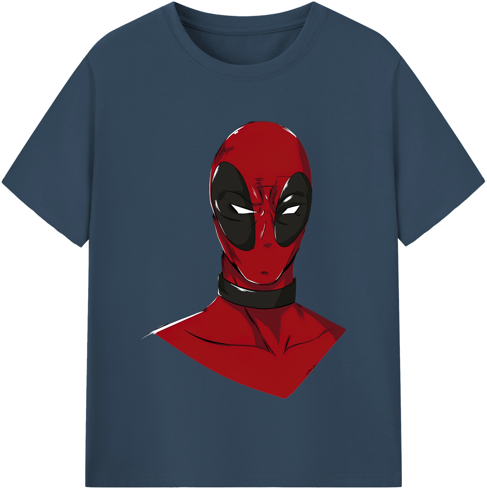（画像用） Deadpool デッドプール レディースカジュアルプリントTシャツ（綿100％）