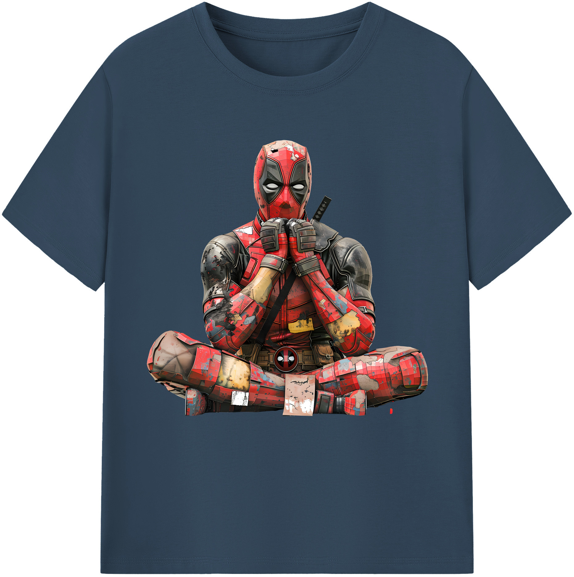 （画像用） Deadpool デッドプール レディースカジュアルプリントTシャツ（綿100％）