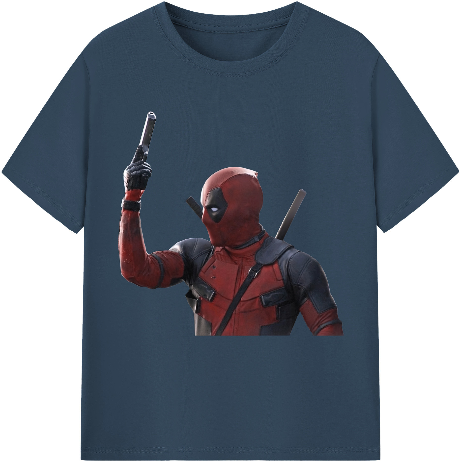 （画像用） Deadpool デッドプール レディースカジュアルプリントTシャツ（綿100％）