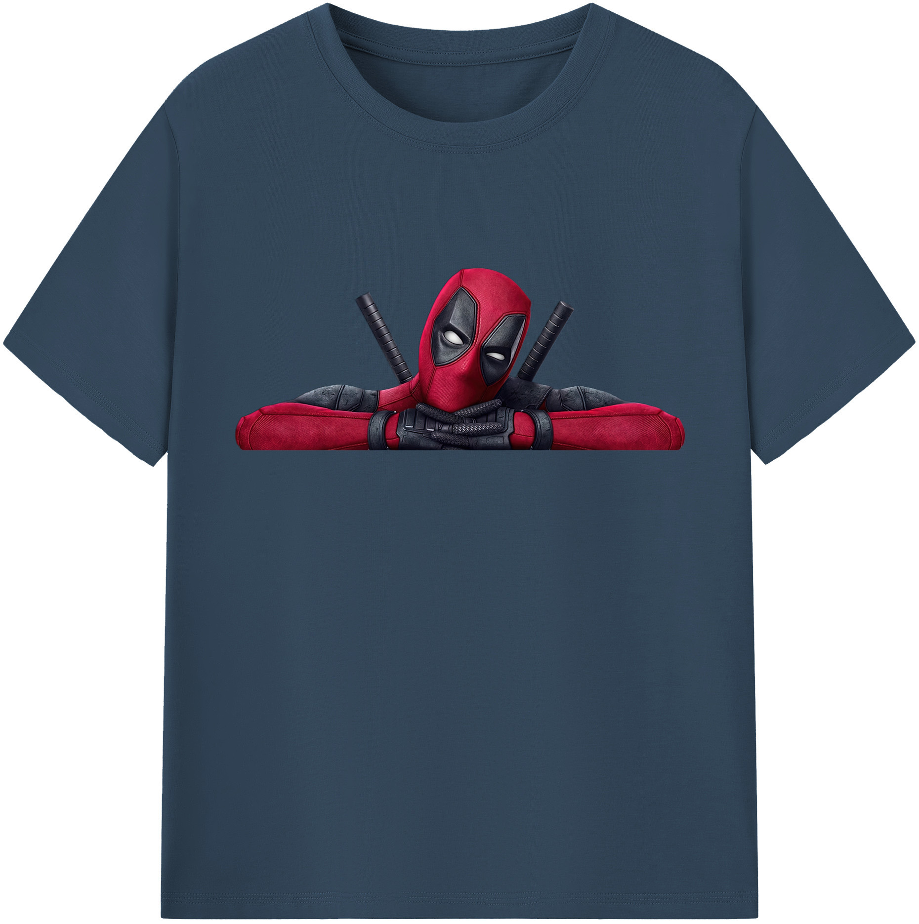 （画像用） Deadpool デッドプール レディースカジュアルプリントTシャツ（綿100％）
