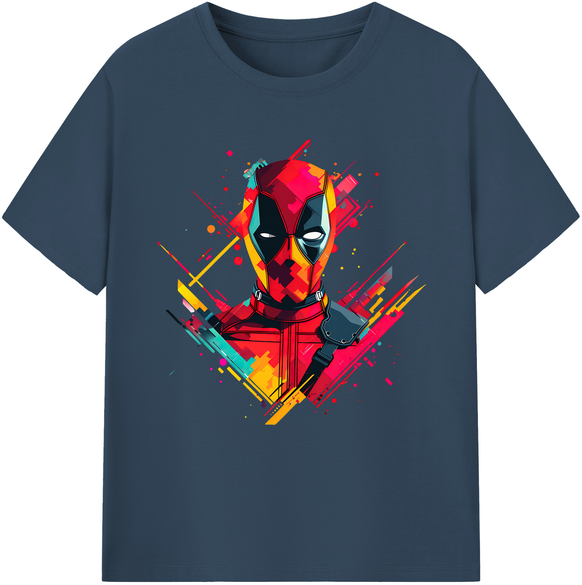 （画像用） Deadpool デッドプール レディースカジュアルプリントTシャツ（綿100％）