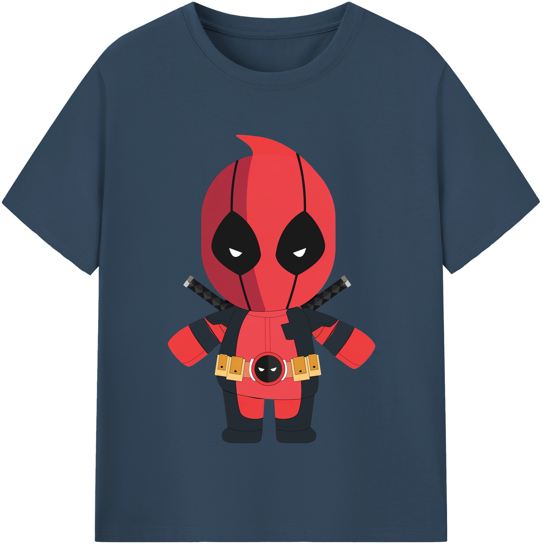 （画像用） Deadpool デッドプール レディースカジュアルプリントTシャツ（綿100％）