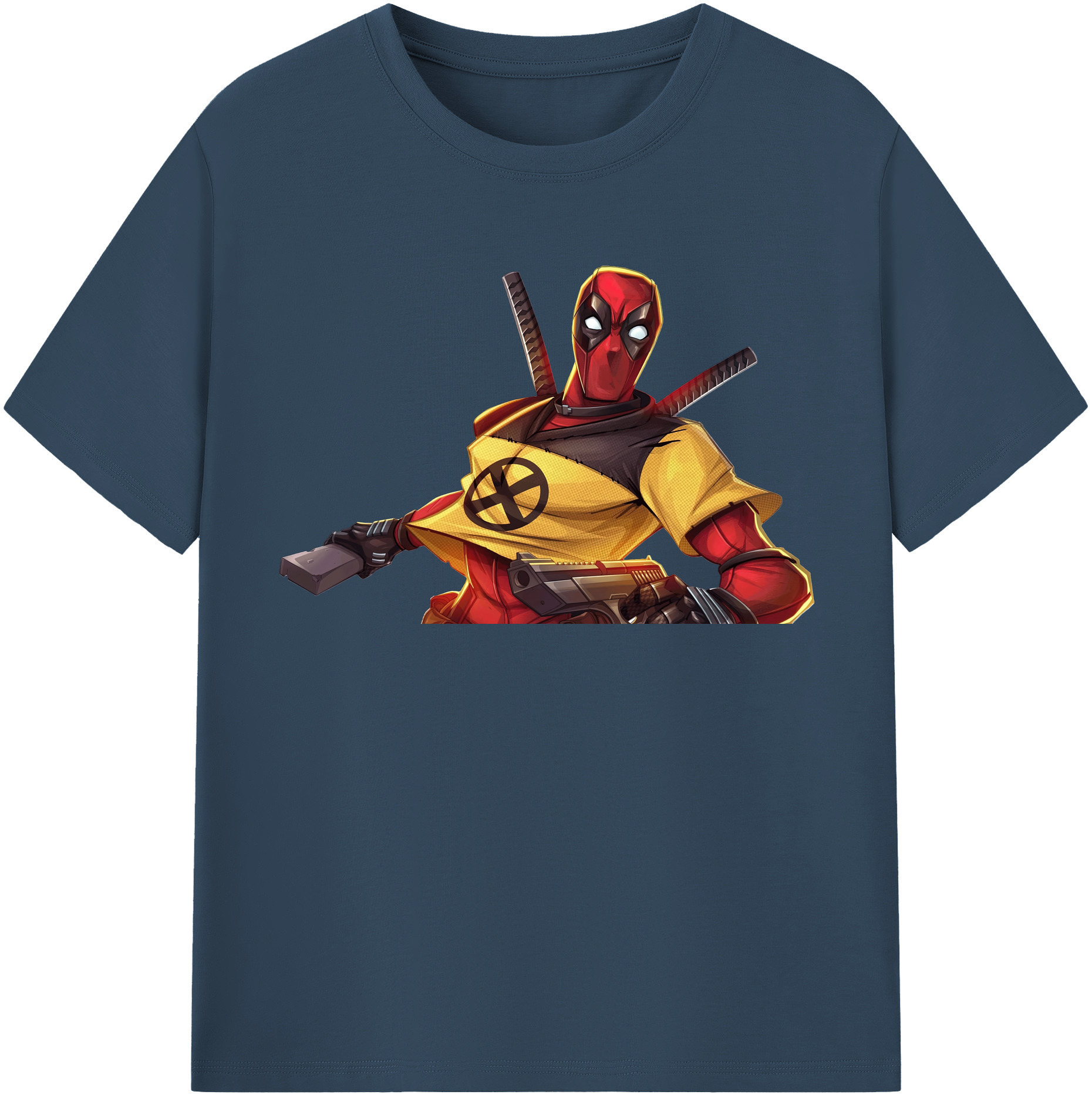 （画像用） Deadpool デッドプール レディースカジュアルプリントTシャツ（綿100％）