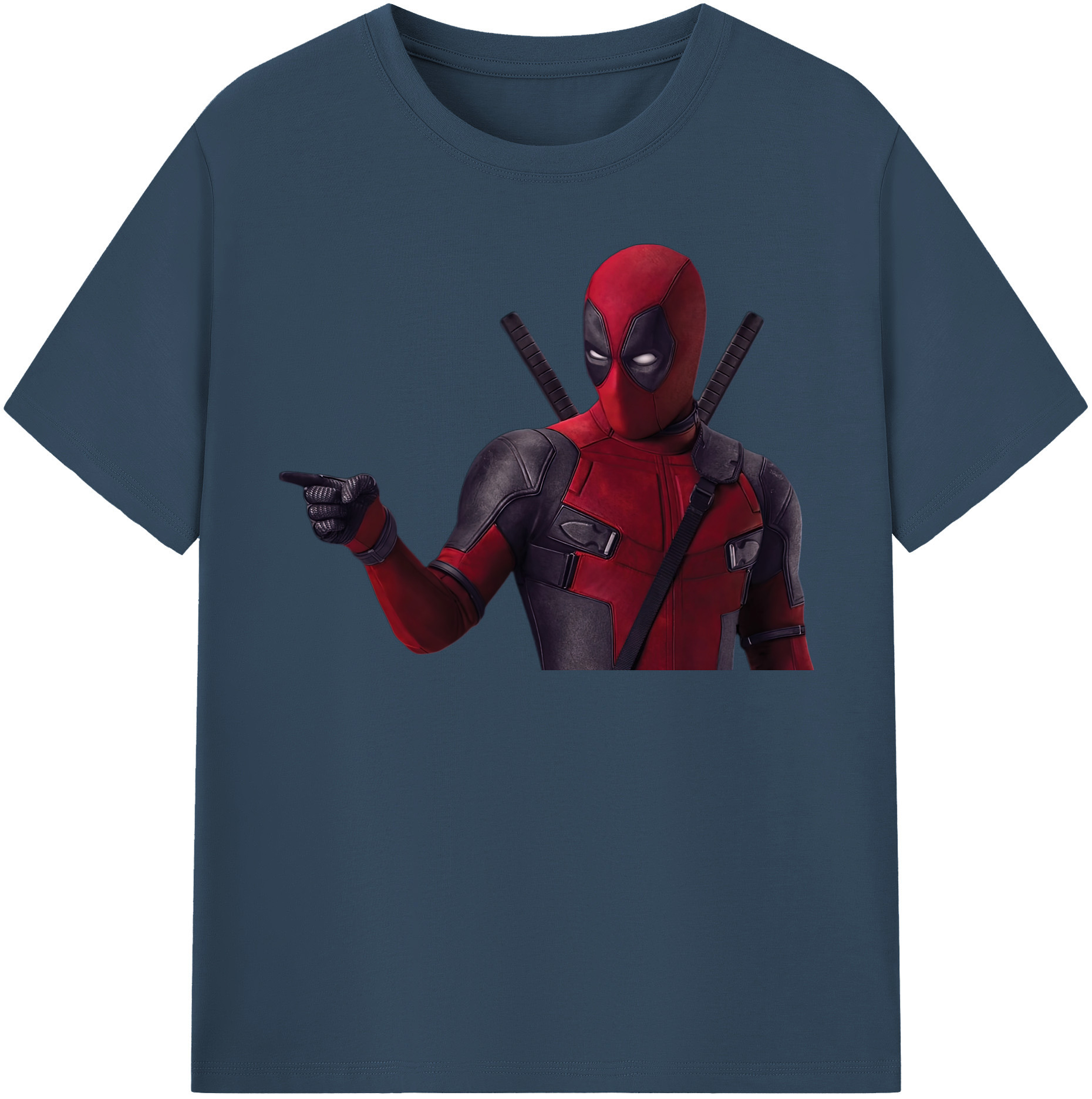 （画像用） Deadpool デッドプール レディースカジュアルプリントTシャツ（綿100％）