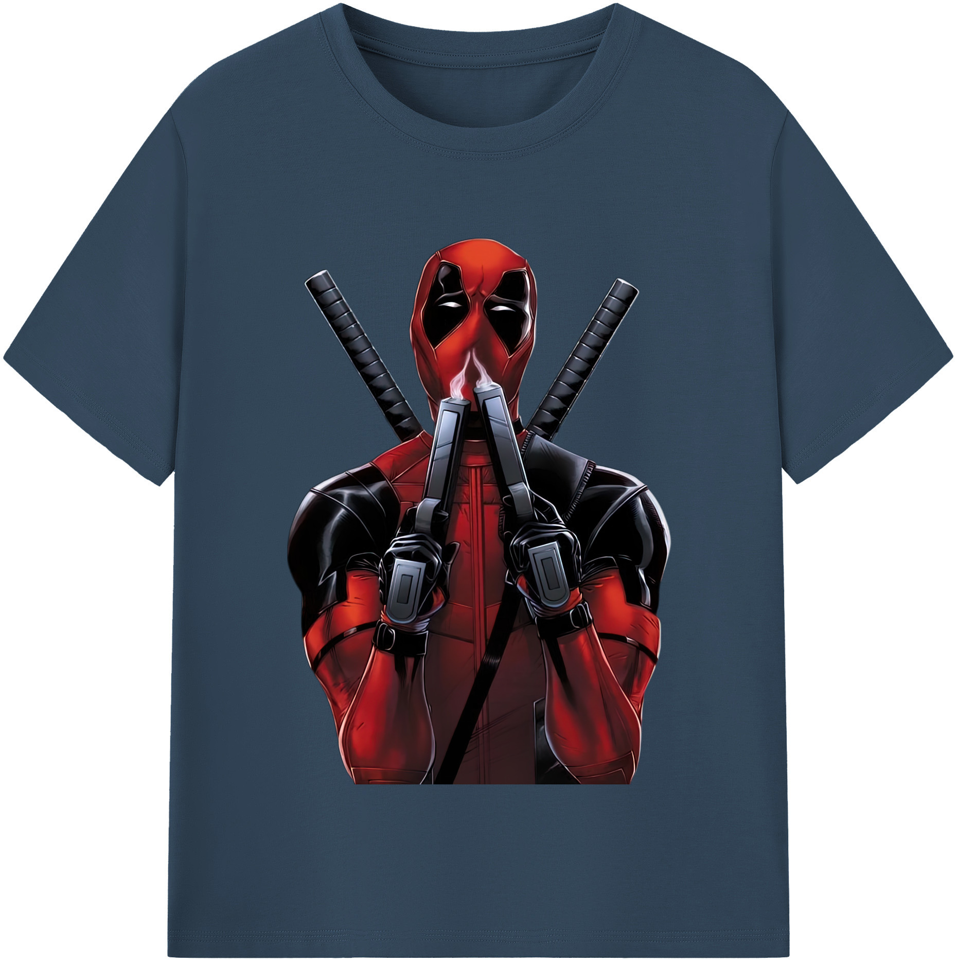 （画像用） Deadpool デッドプール レディースカジュアルプリントTシャツ（綿100％）
