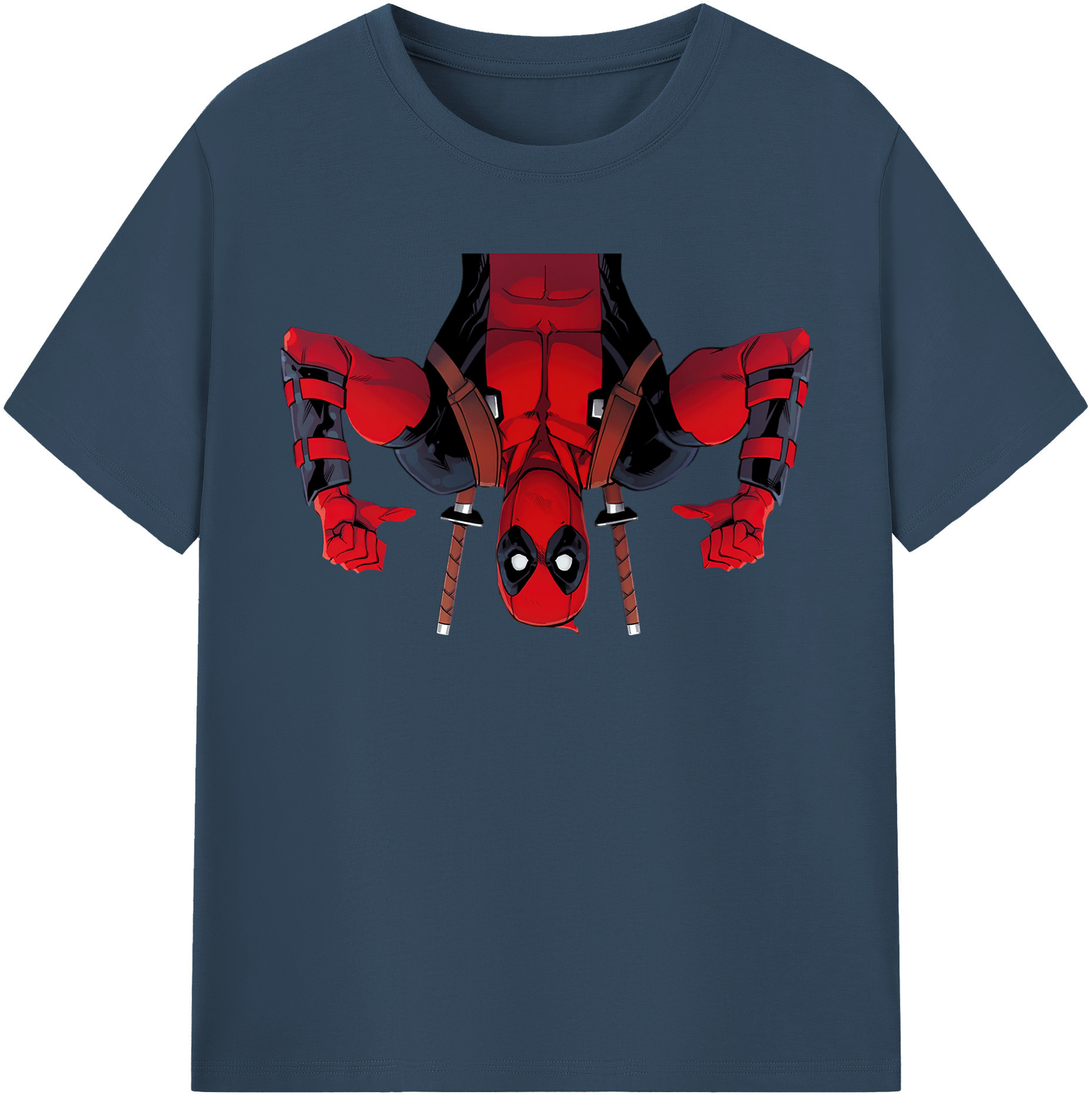 （画像用） Deadpool デッドプール レディースカジュアルプリントTシャツ（綿100％）