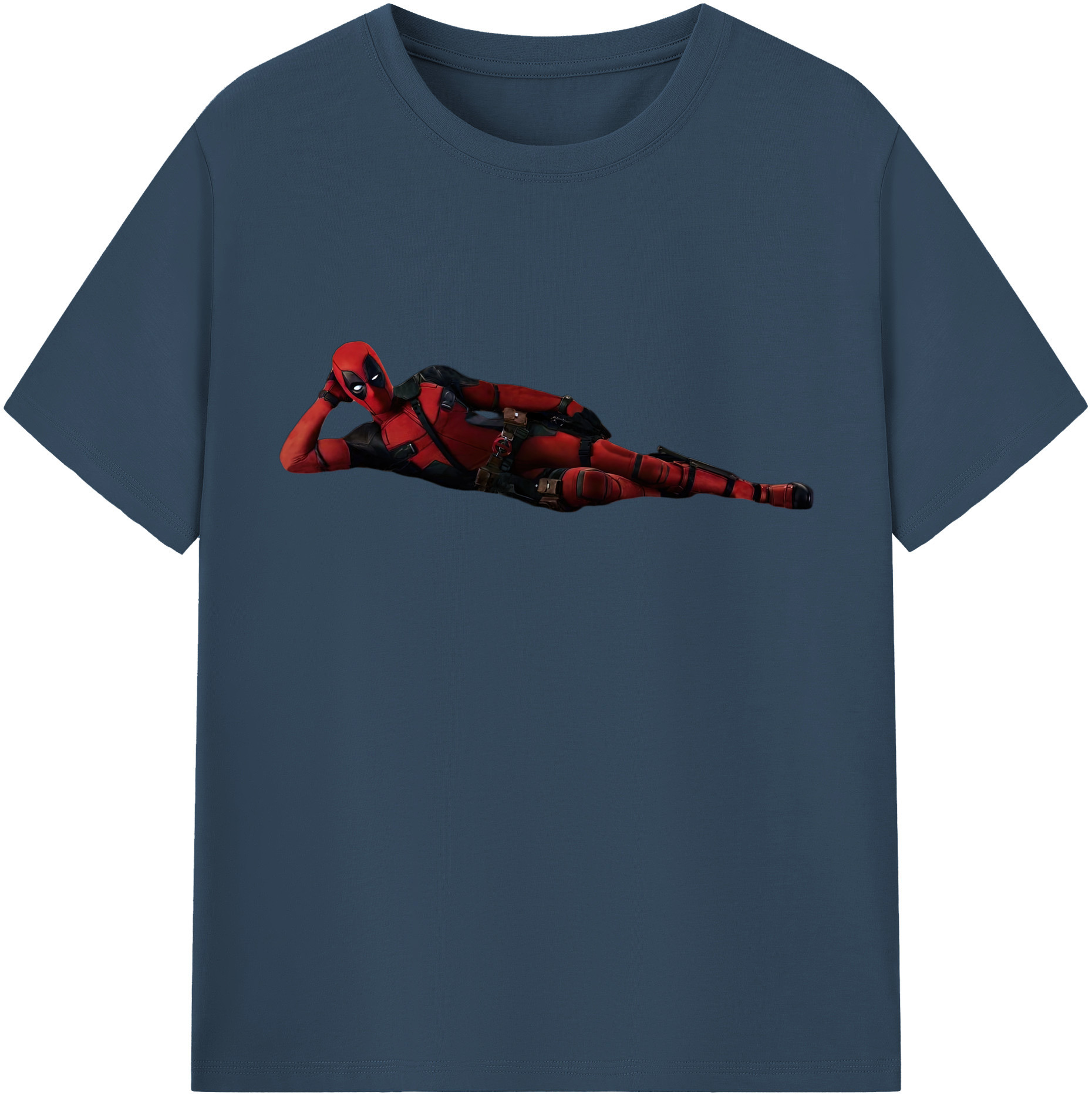 （画像用） Deadpool デッドプール レディースカジュアルプリントTシャツ（綿100％）