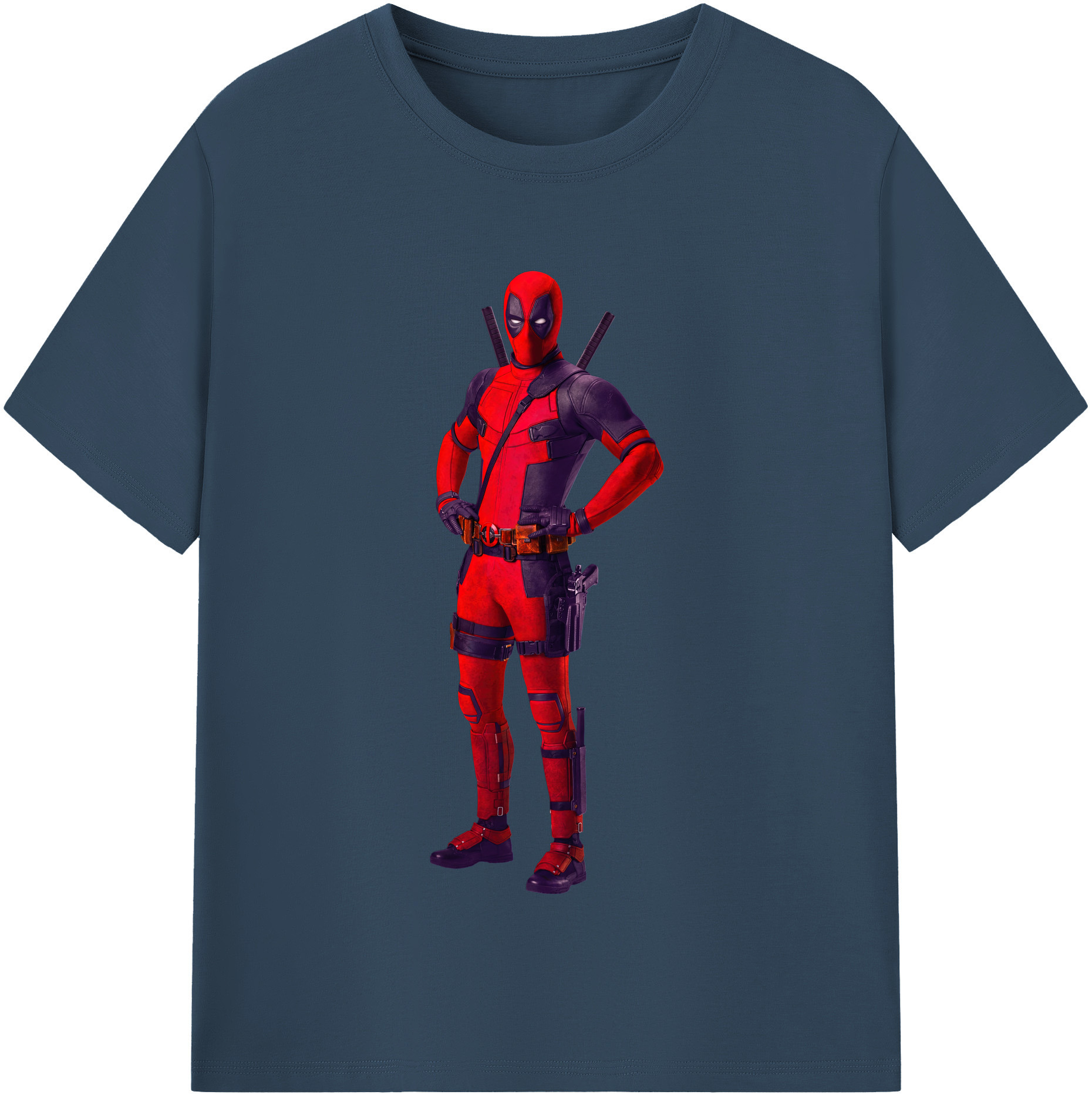 （画像用） Deadpool デッドプール レディースカジュアルプリントTシャツ（綿100％）