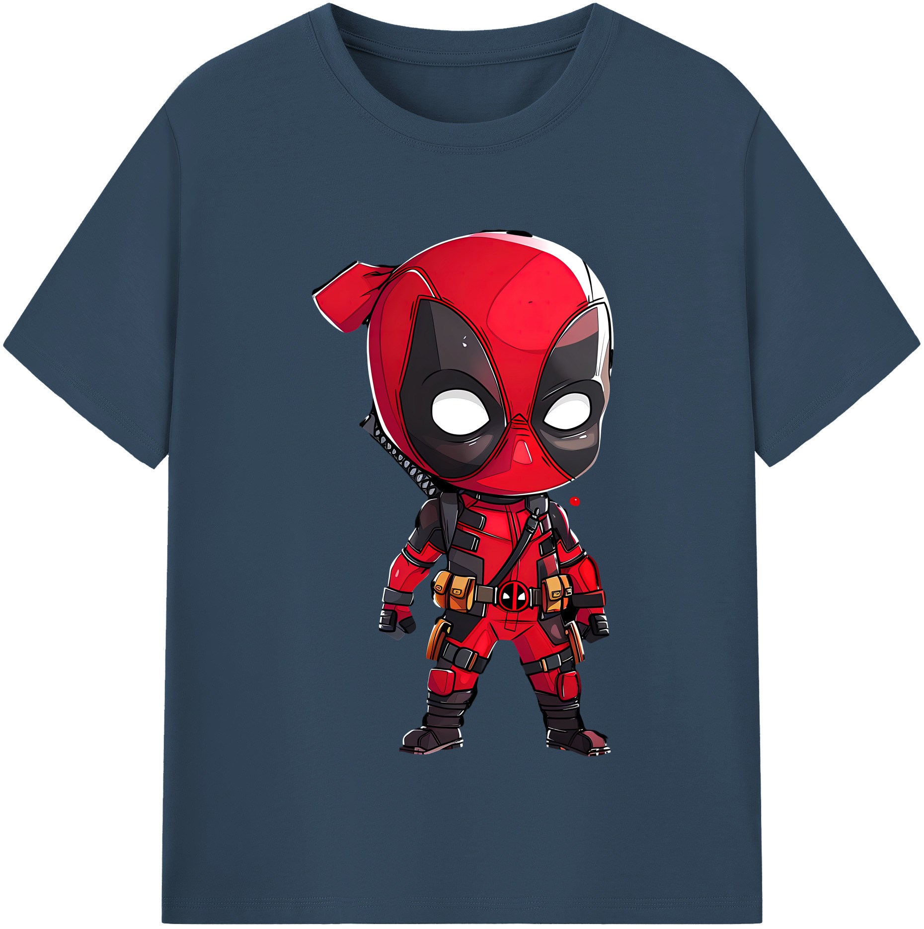 （画像用） Deadpool デッドプール レディースカジュアルプリントTシャツ（綿100％）