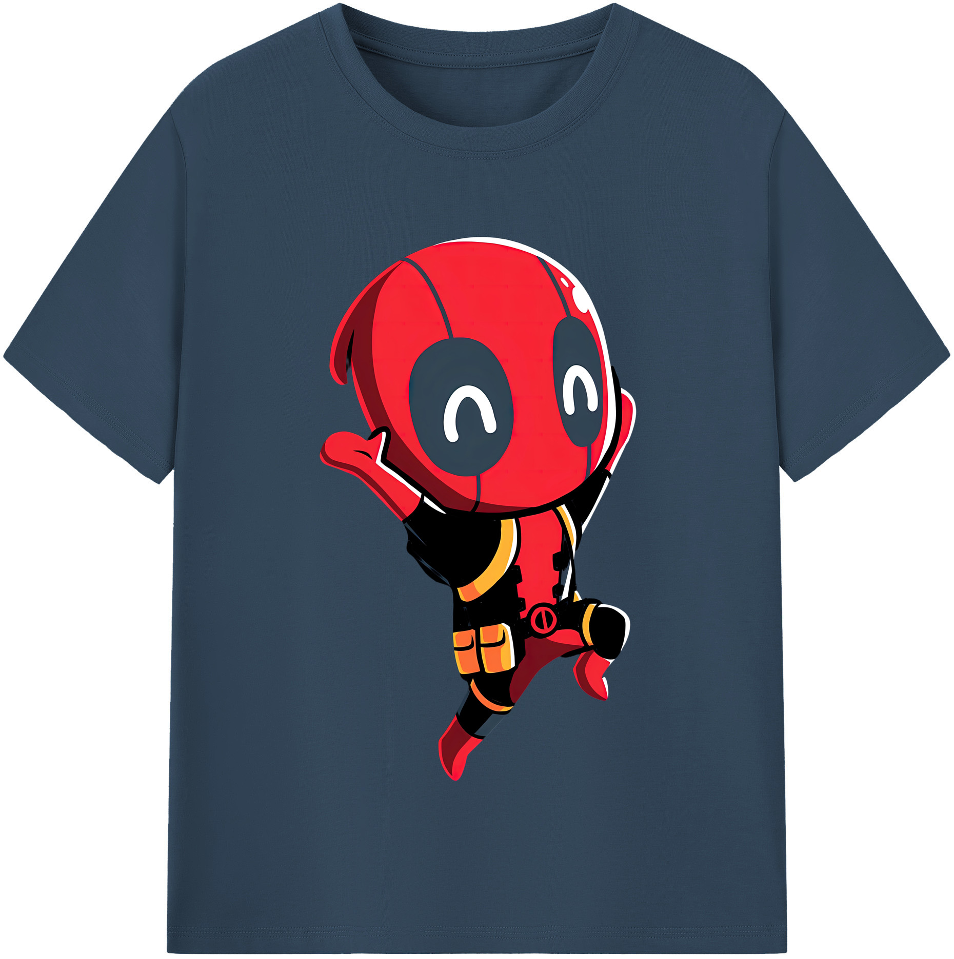 （画像用） Deadpool デッドプール レディースカジュアルプリントTシャツ（綿100％）