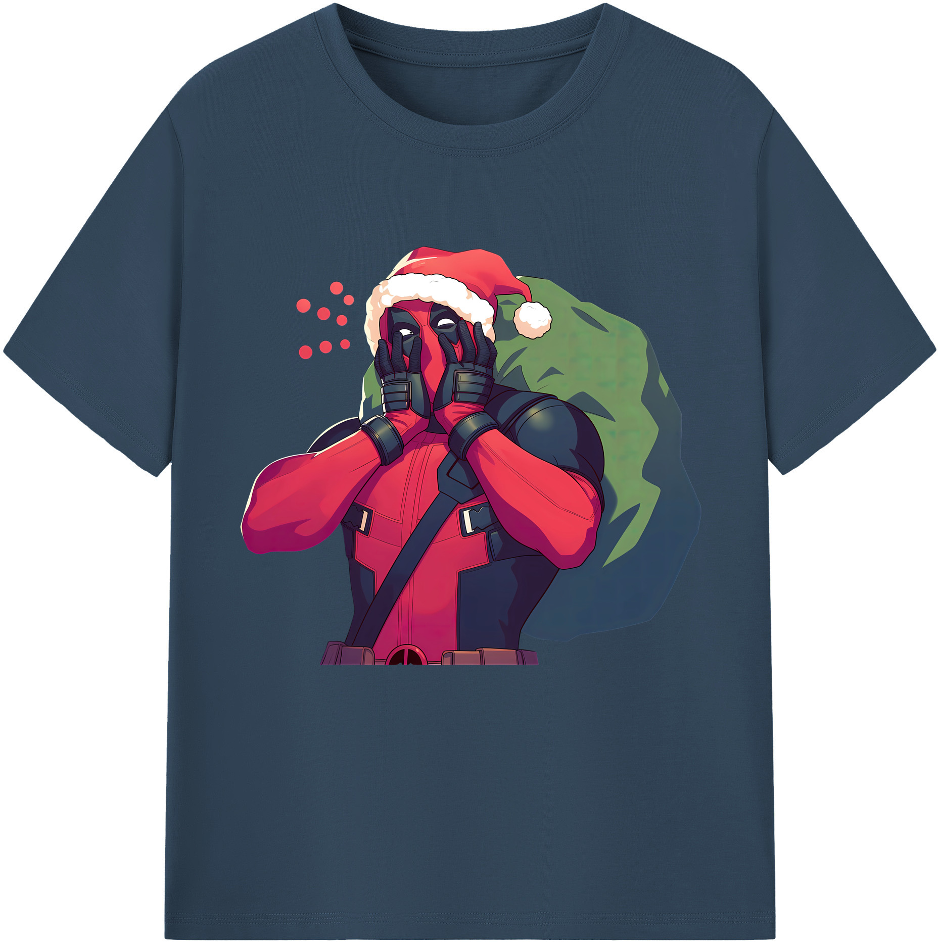 （画像用） Deadpool デッドプール レディースカジュアルプリントTシャツ（綿100％）