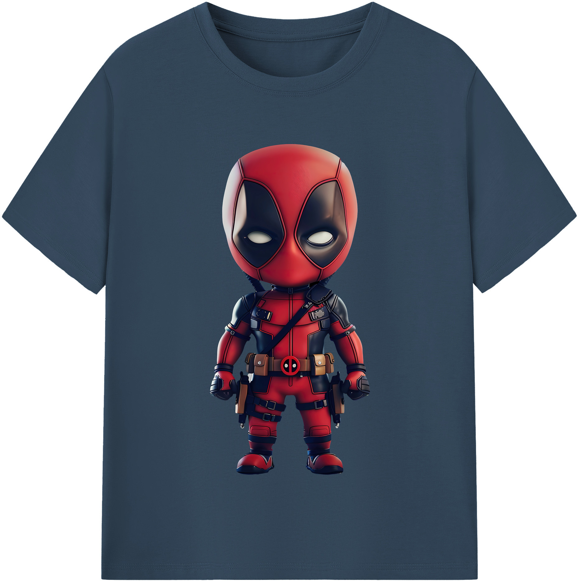 （画像用） Deadpool デッドプール レディースカジュアルプリントTシャツ（綿100％）