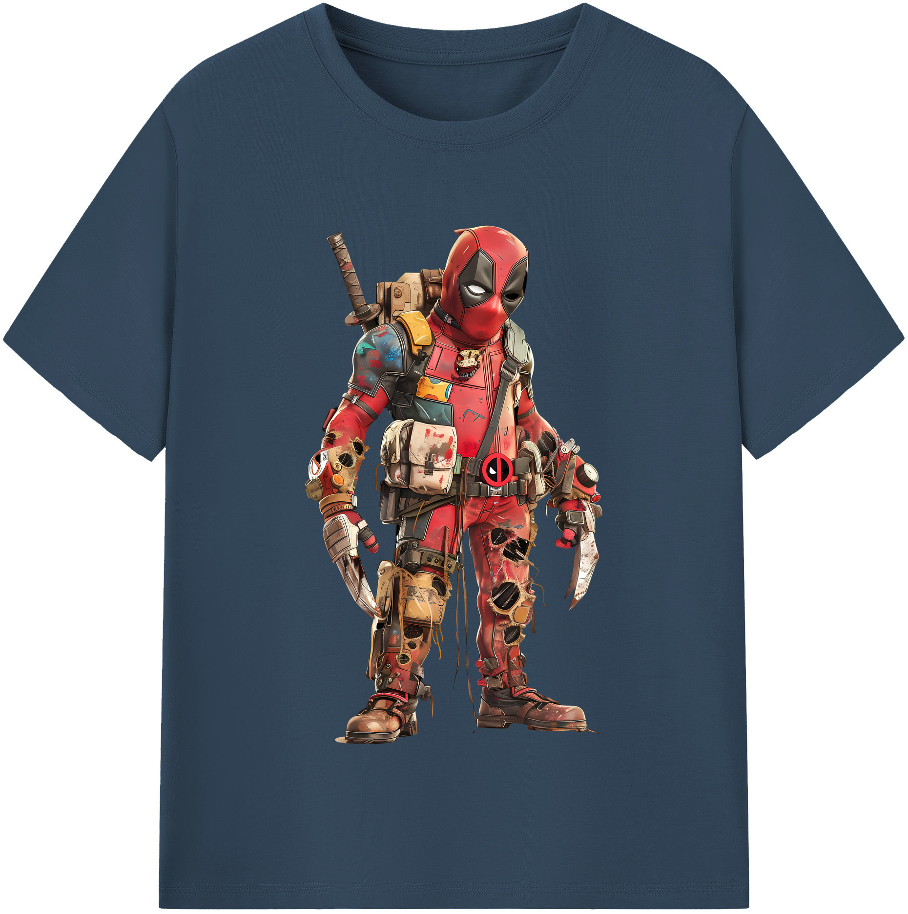 （画像用） Deadpool デッドプール レディースカジュアルプリントTシャツ（綿100％）