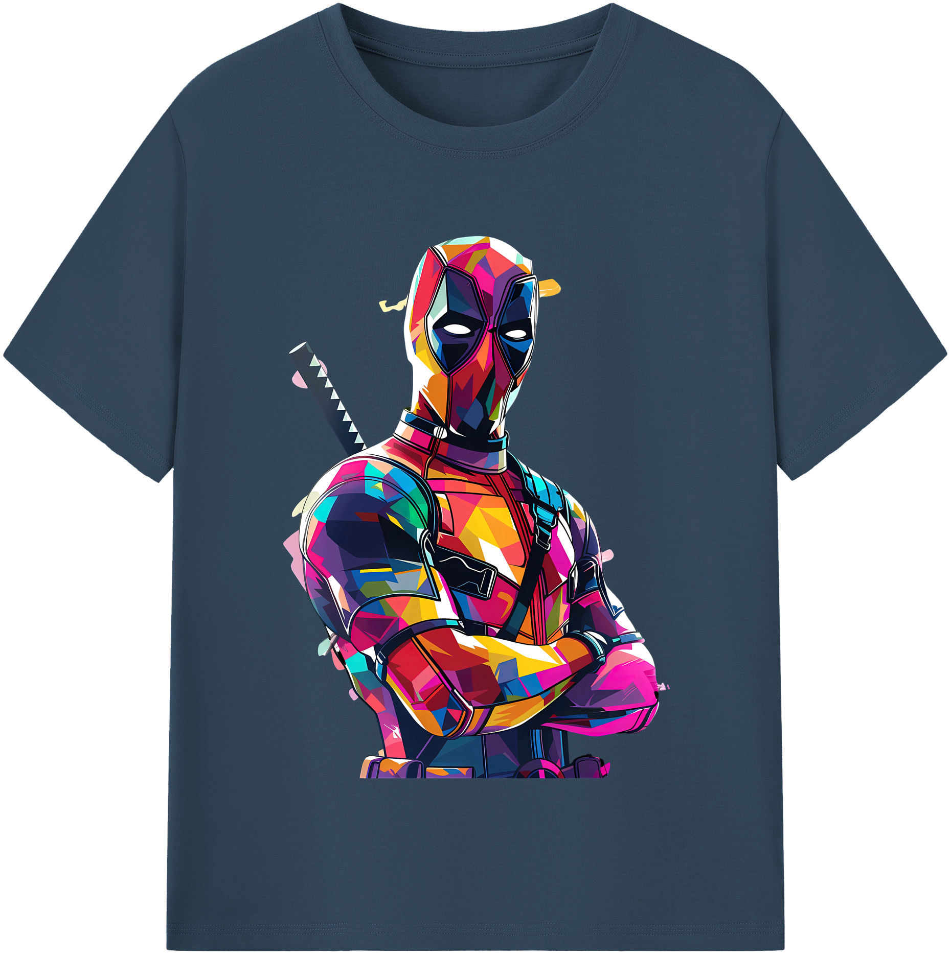 （画像用） Deadpool デッドプール レディースカジュアルプリントTシャツ（綿100％）