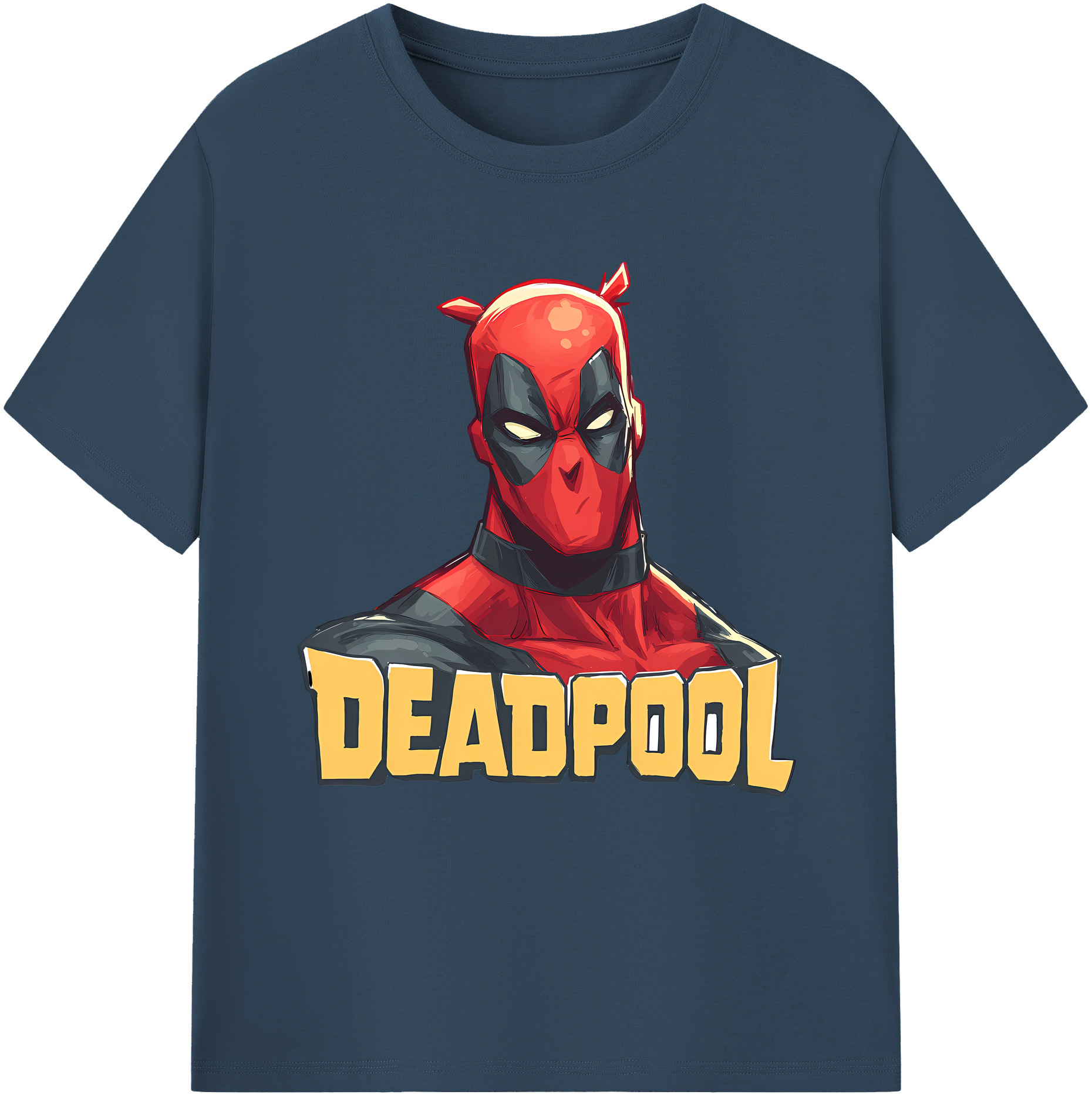 （画像用） Deadpool デッドプール レディースカジュアルプリントTシャツ（綿100％）