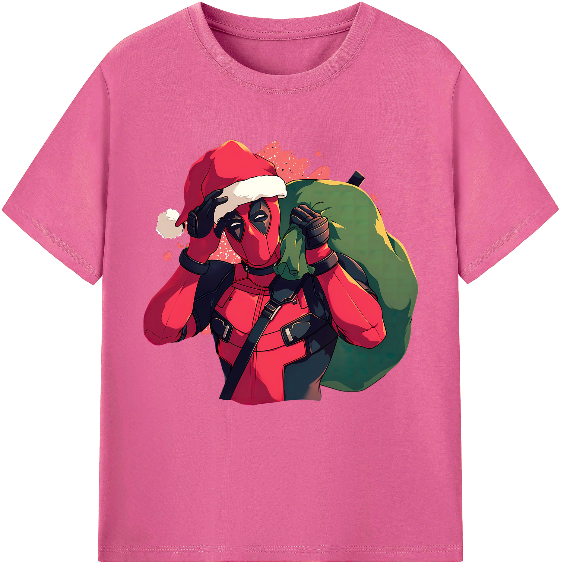 （画像用） Deadpool デッドプール レディースカジュアルプリントTシャツ（綿100％）
