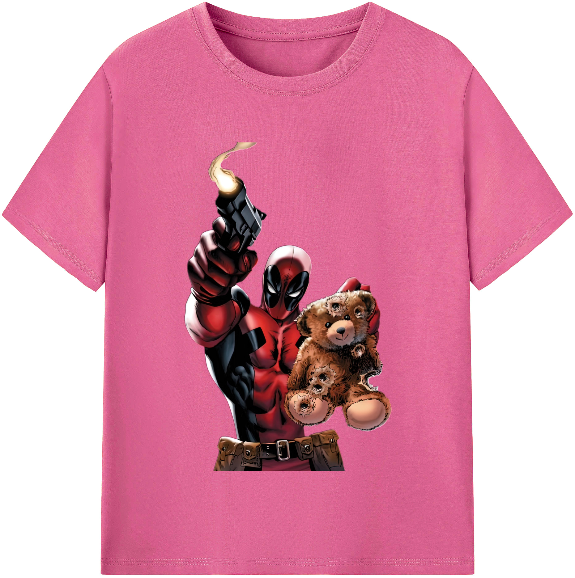 （画像用） Deadpool デッドプール レディースカジュアルプリントTシャツ（綿100％）
