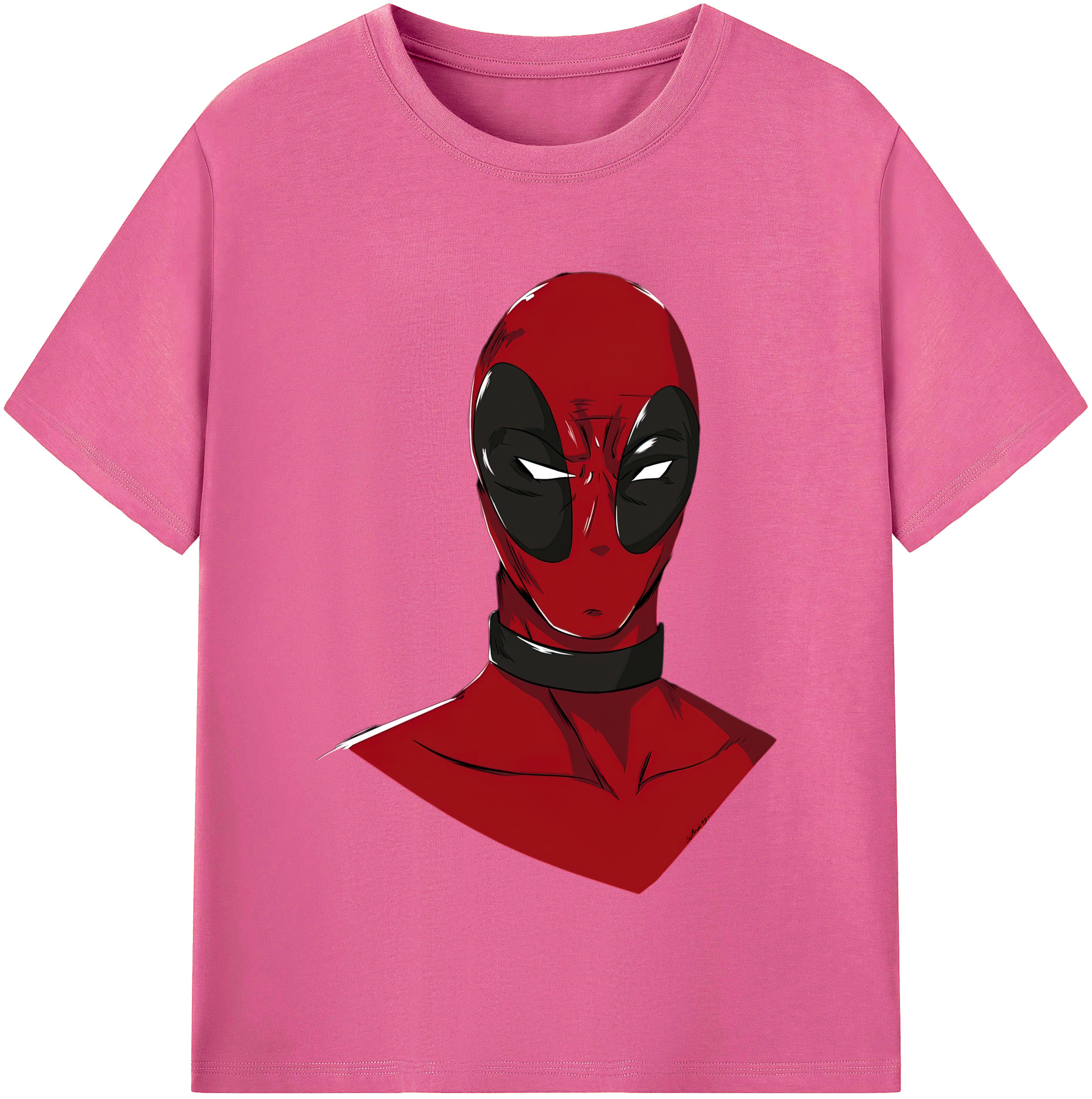 （画像用） Deadpool デッドプール レディースカジュアルプリントTシャツ（綿100％）