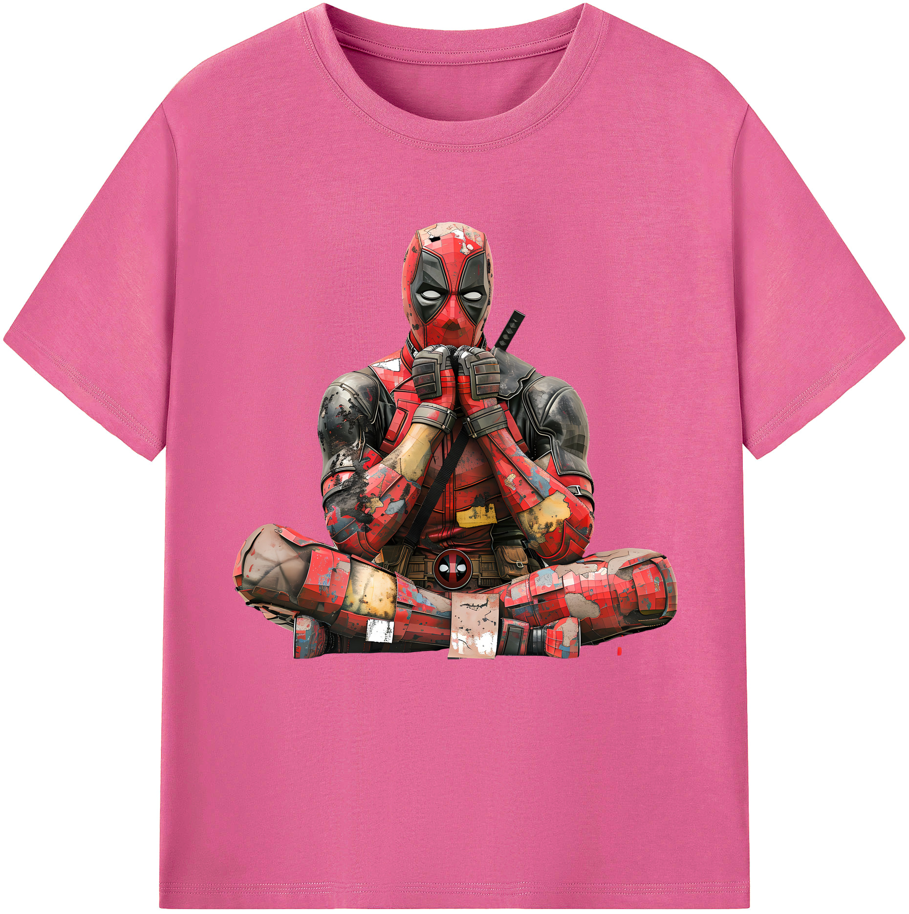 （画像用） Deadpool デッドプール レディースカジュアルプリントTシャツ（綿100％）