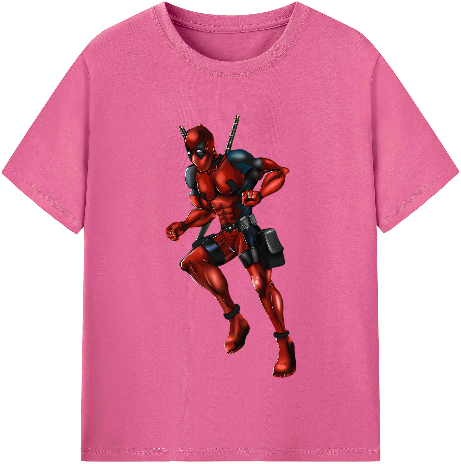 （画像用） Deadpool デッドプール レディースカジュアルプリントTシャツ（綿100％）