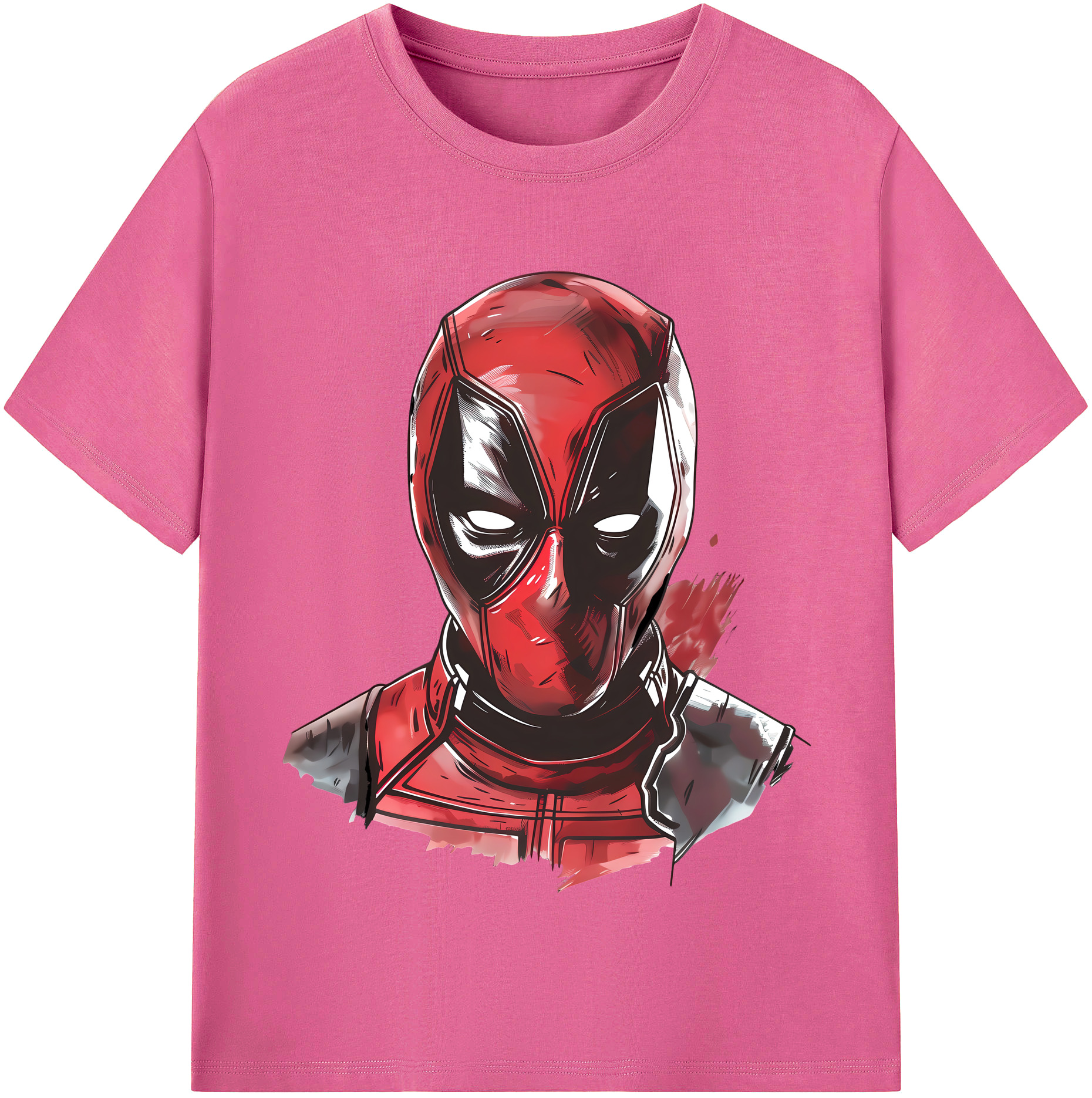 （画像用） Deadpool デッドプール レディースカジュアルプリントTシャツ（綿100％）