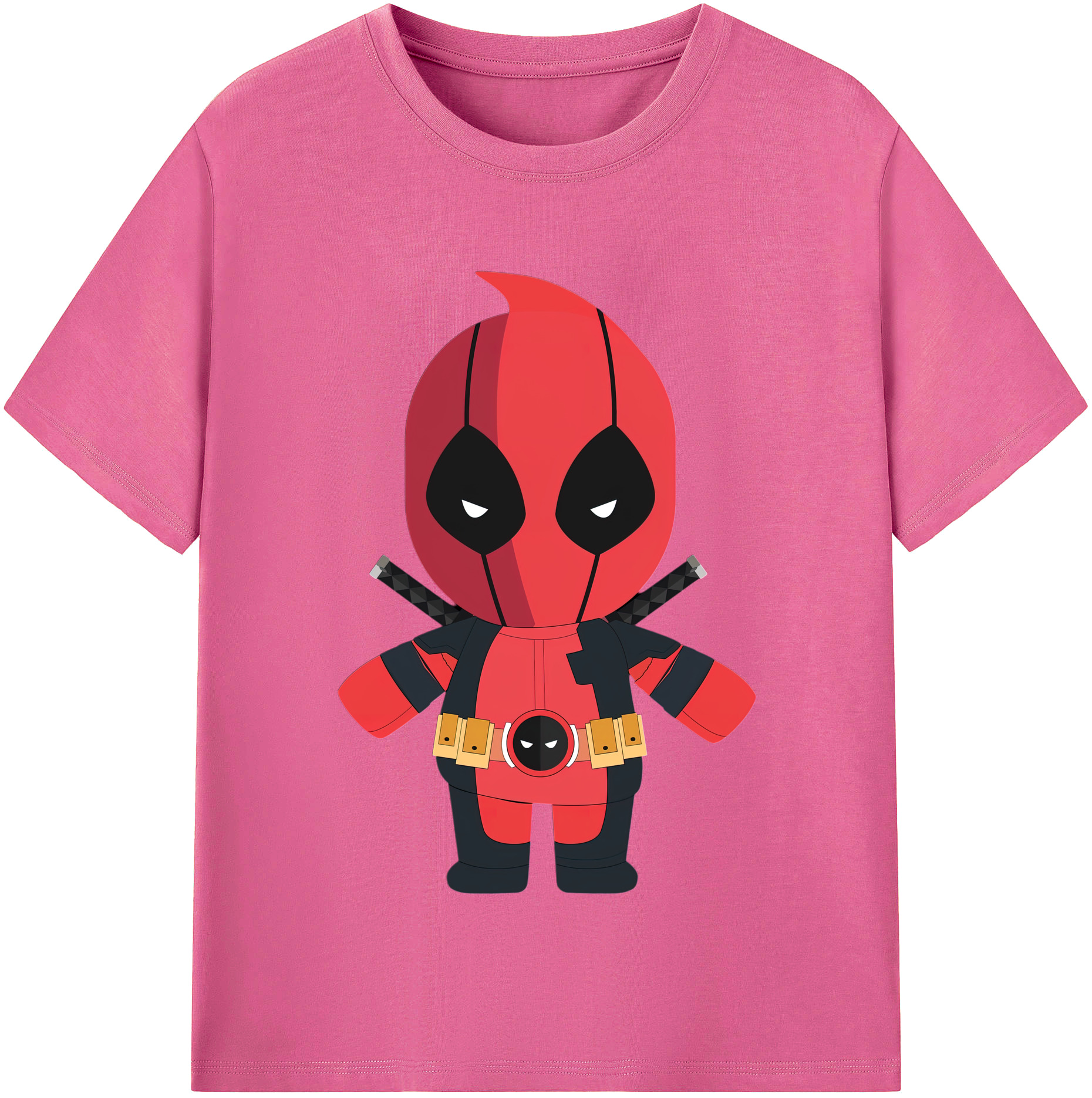 （画像用） Deadpool デッドプール レディースカジュアルプリントTシャツ（綿100％）