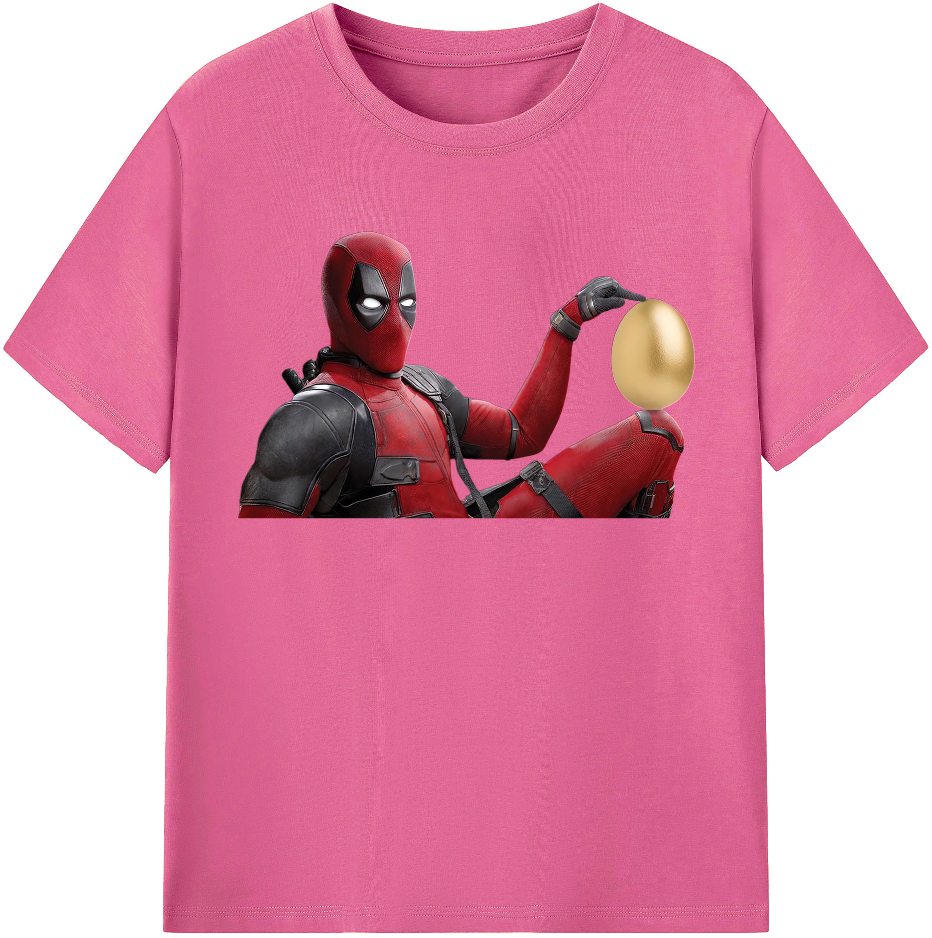 （画像用） Deadpool デッドプール レディースカジュアルプリントTシャツ（綿100％）