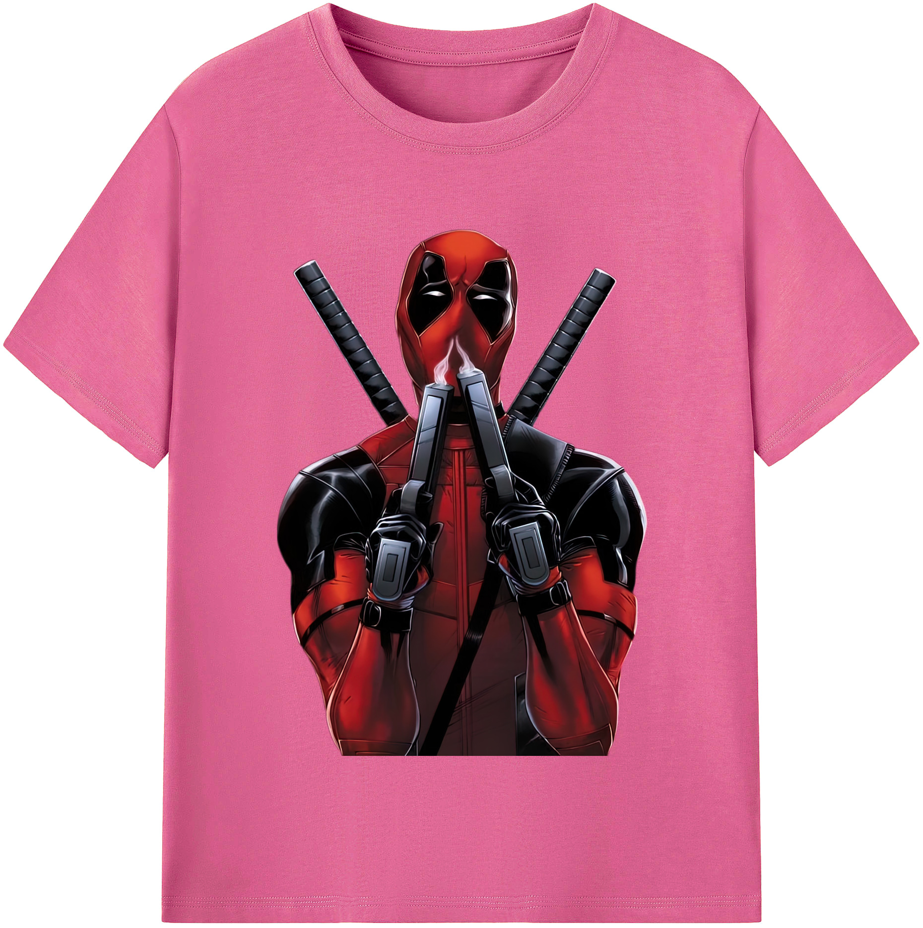 （画像用） Deadpool デッドプール レディースカジュアルプリントTシャツ（綿100％）