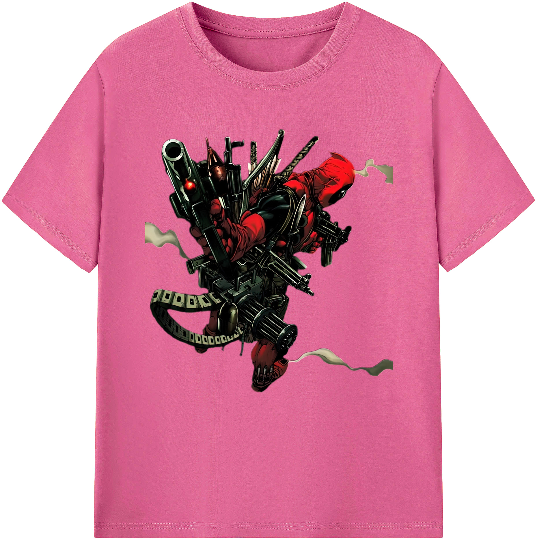 （画像用） Deadpool デッドプール レディースカジュアルプリントTシャツ（綿100％）