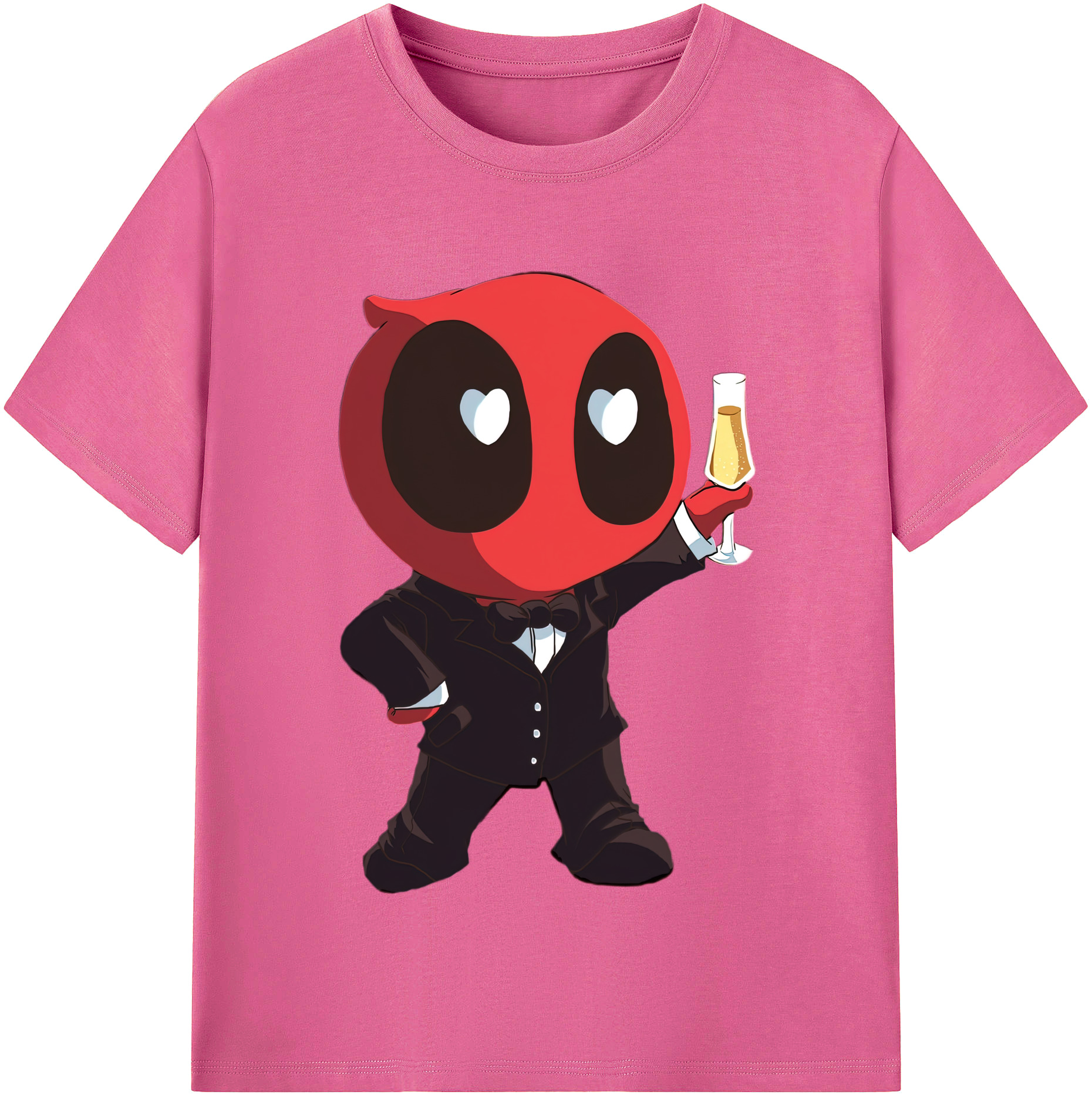 （画像用） Deadpool デッドプール レディースカジュアルプリントTシャツ（綿100％）