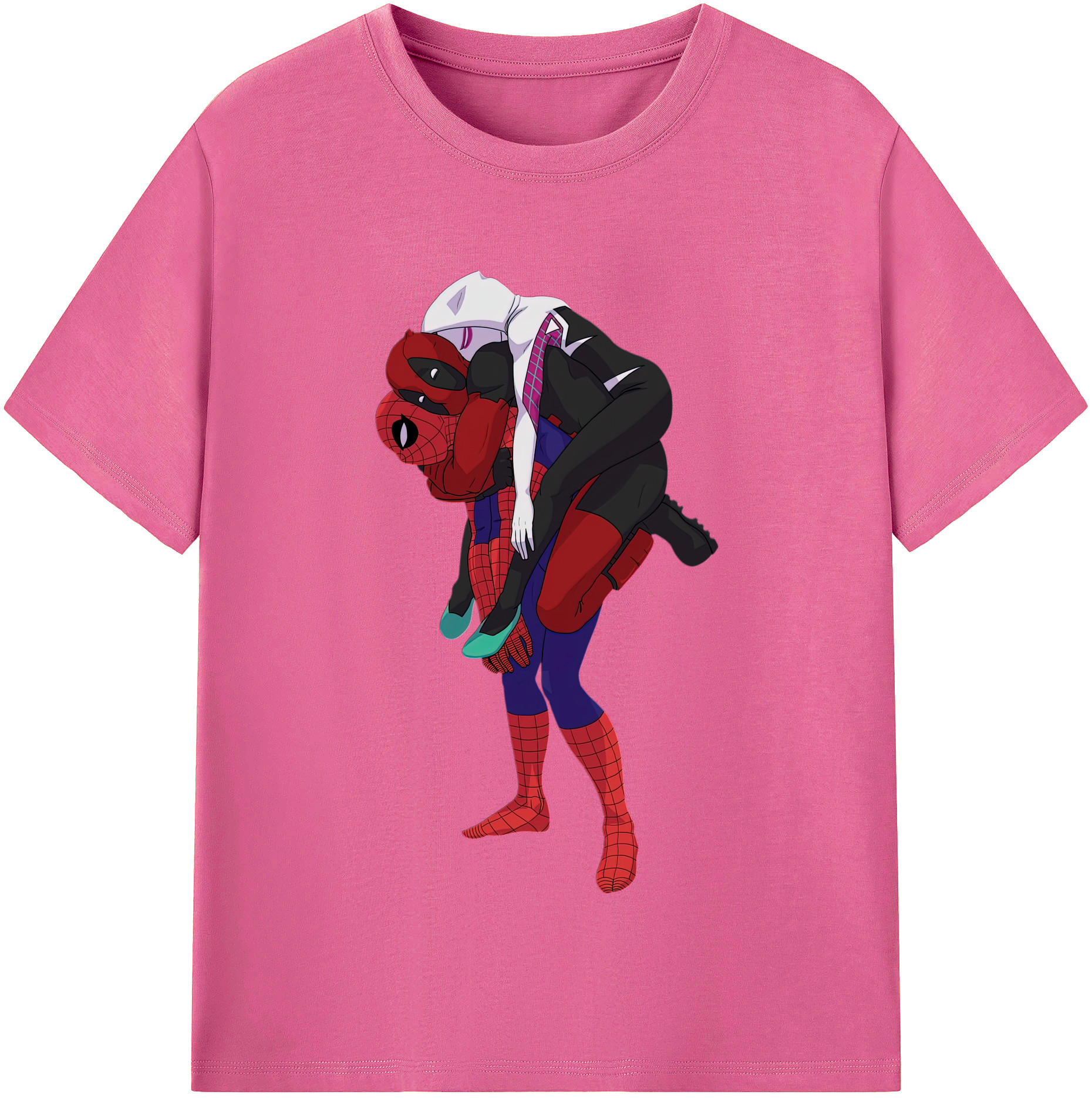 （画像用） Deadpool デッドプール レディースカジュアルプリントTシャツ（綿100％）