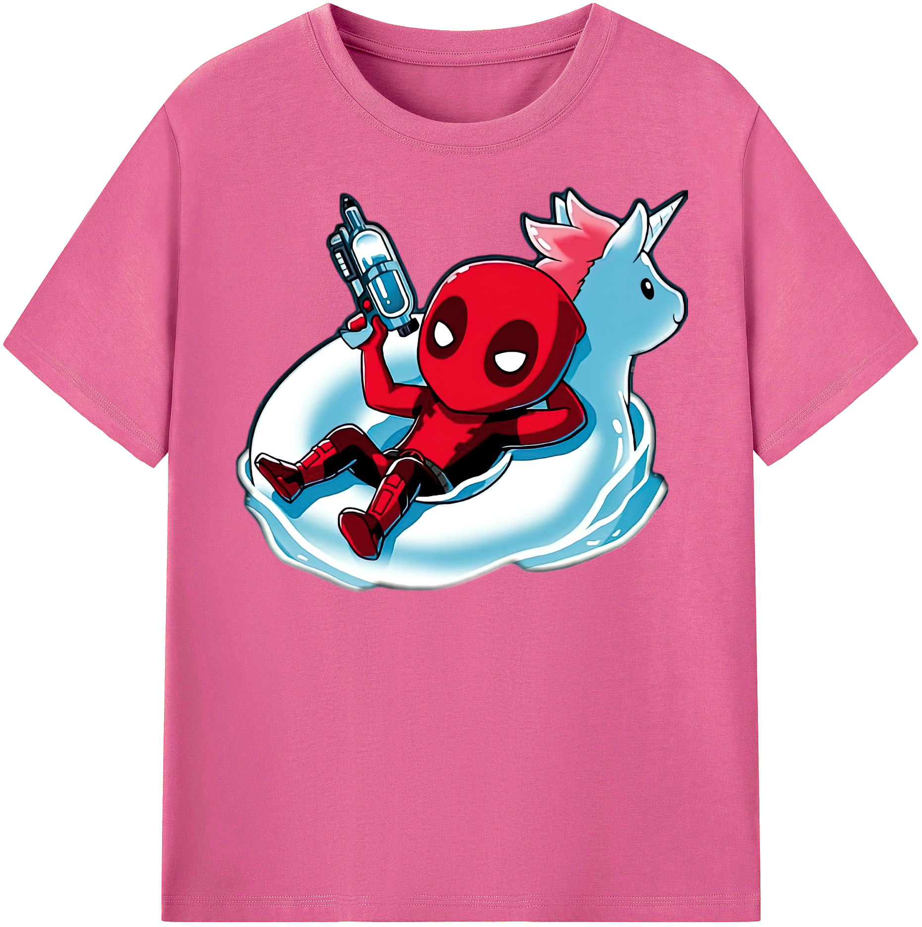 （画像用） Deadpool デッドプール レディースカジュアルプリントTシャツ（綿100％）