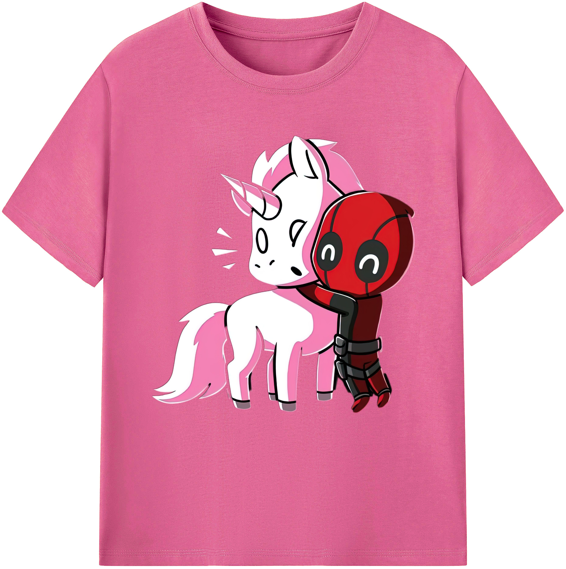 （画像用） Deadpool デッドプール レディースカジュアルプリントTシャツ（綿100％）