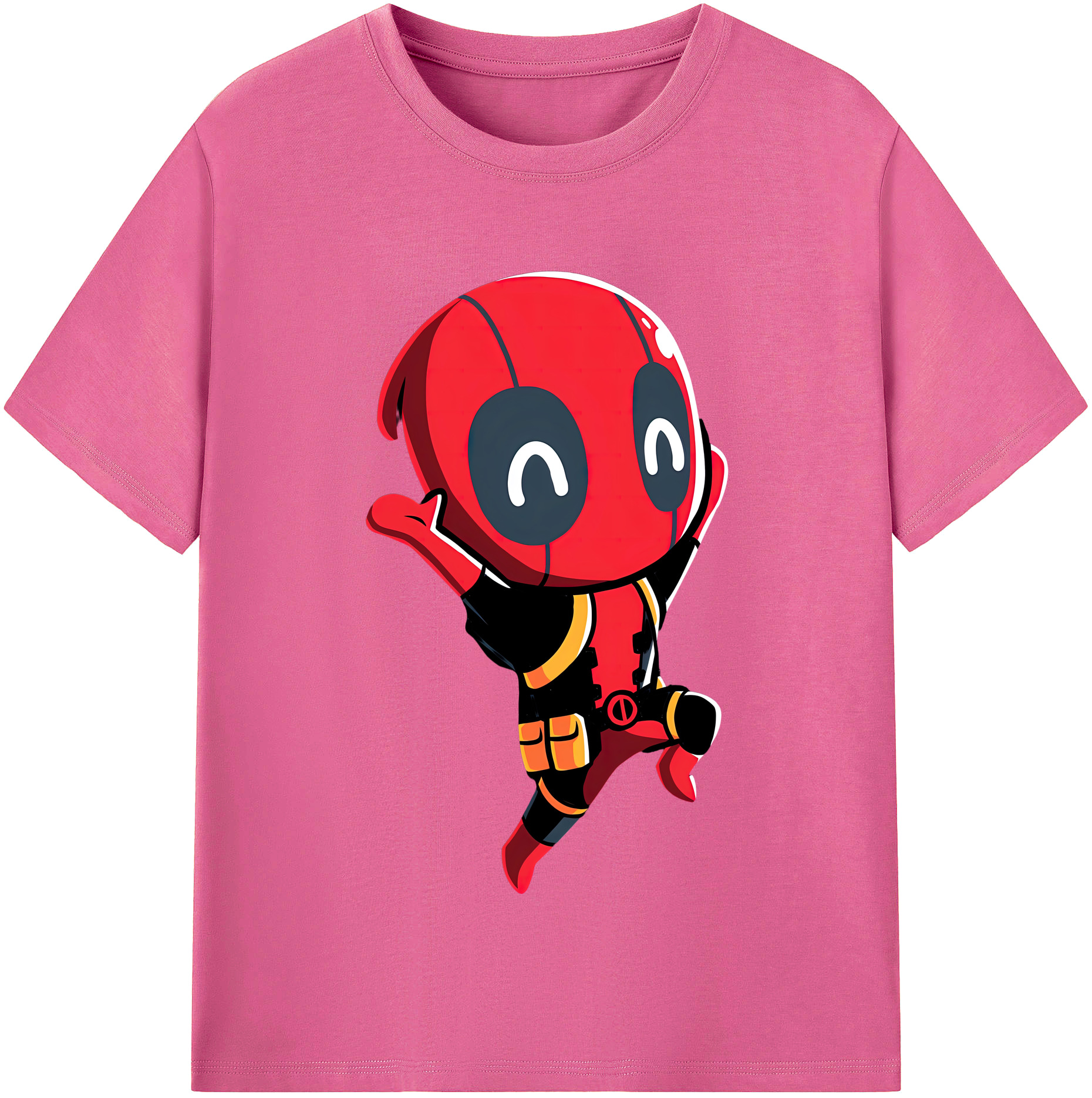 （画像用） Deadpool デッドプール レディースカジュアルプリントTシャツ（綿100％）