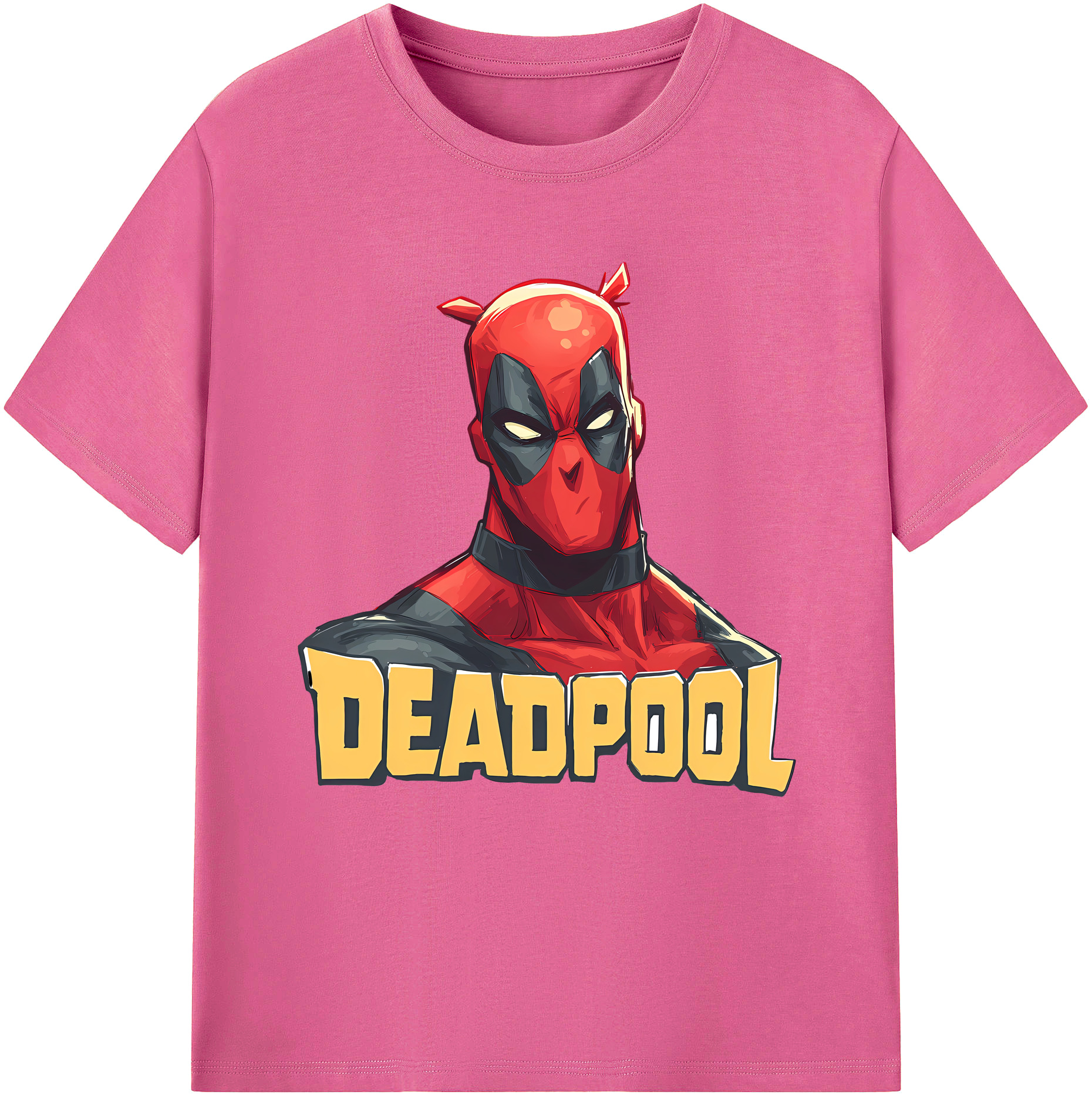 （画像用） Deadpool デッドプール レディースカジュアルプリントTシャツ（綿100％）