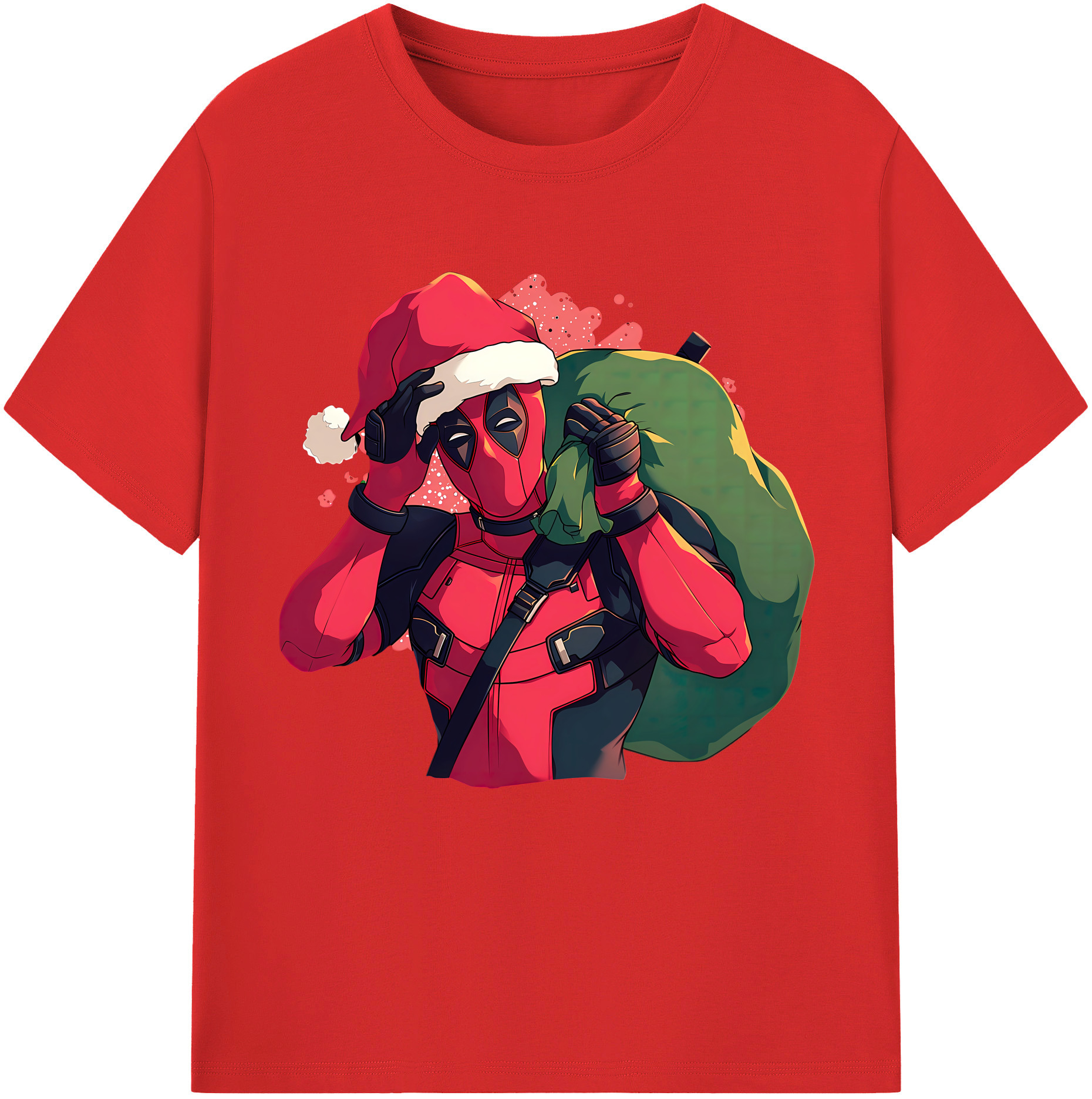（画像用） Deadpool デッドプール レディースカジュアルプリントTシャツ（綿100％）