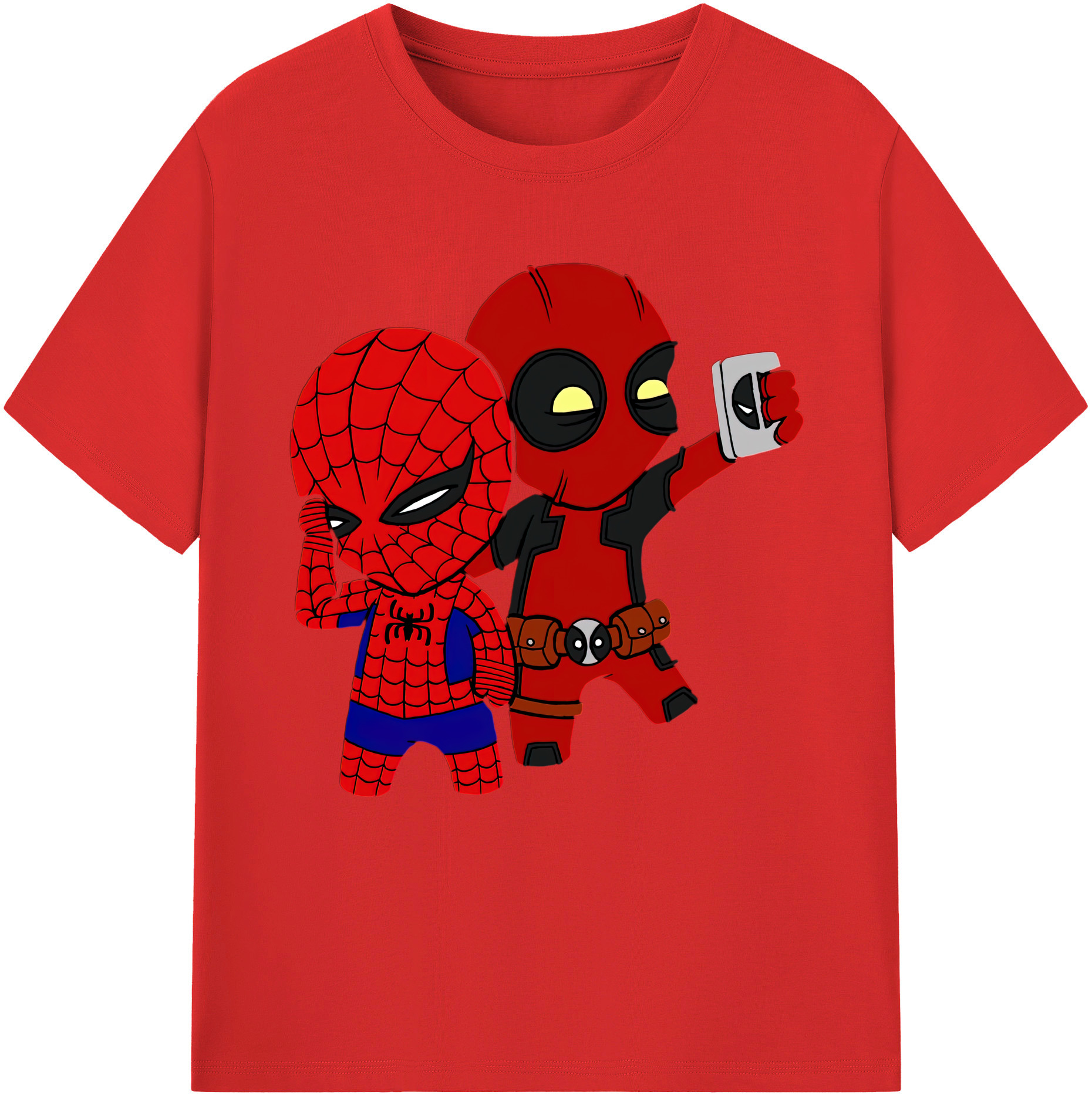 （画像用） Deadpool デッドプール レディースカジュアルプリントTシャツ（綿100％）