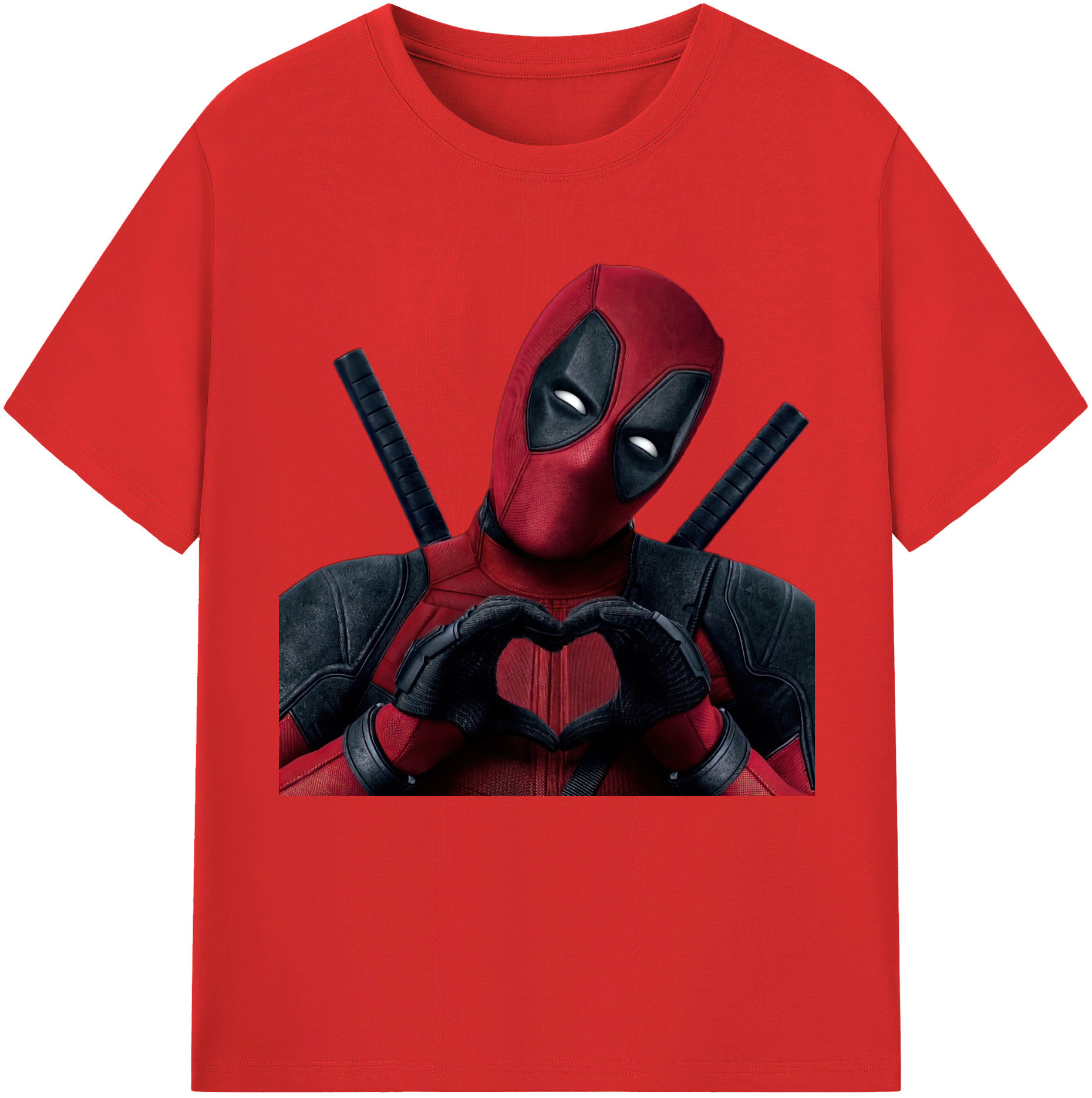 （画像用） Deadpool デッドプール レディースカジュアルプリントTシャツ（綿100％）