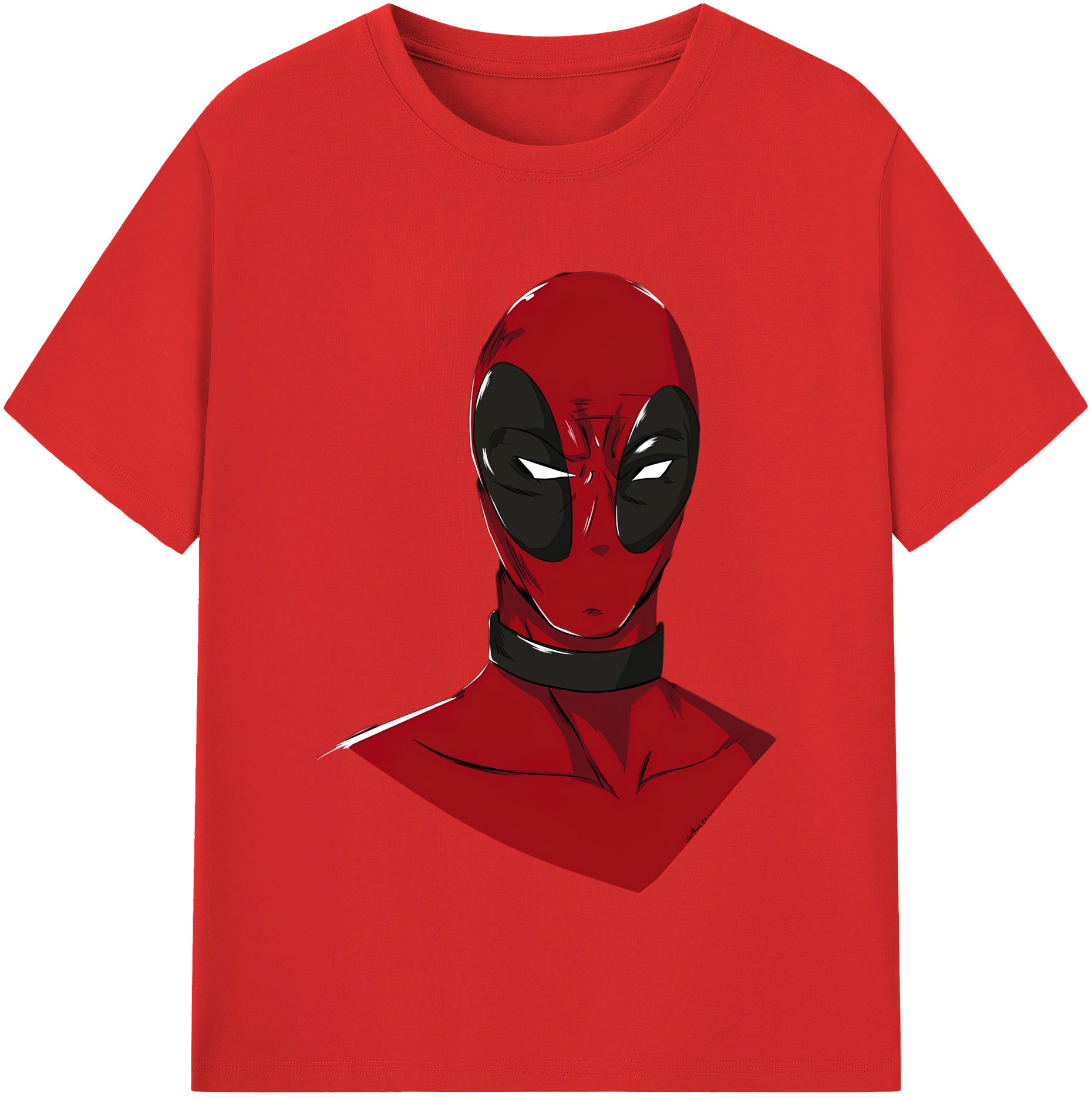 （画像用） Deadpool デッドプール レディースカジュアルプリントTシャツ（綿100％）