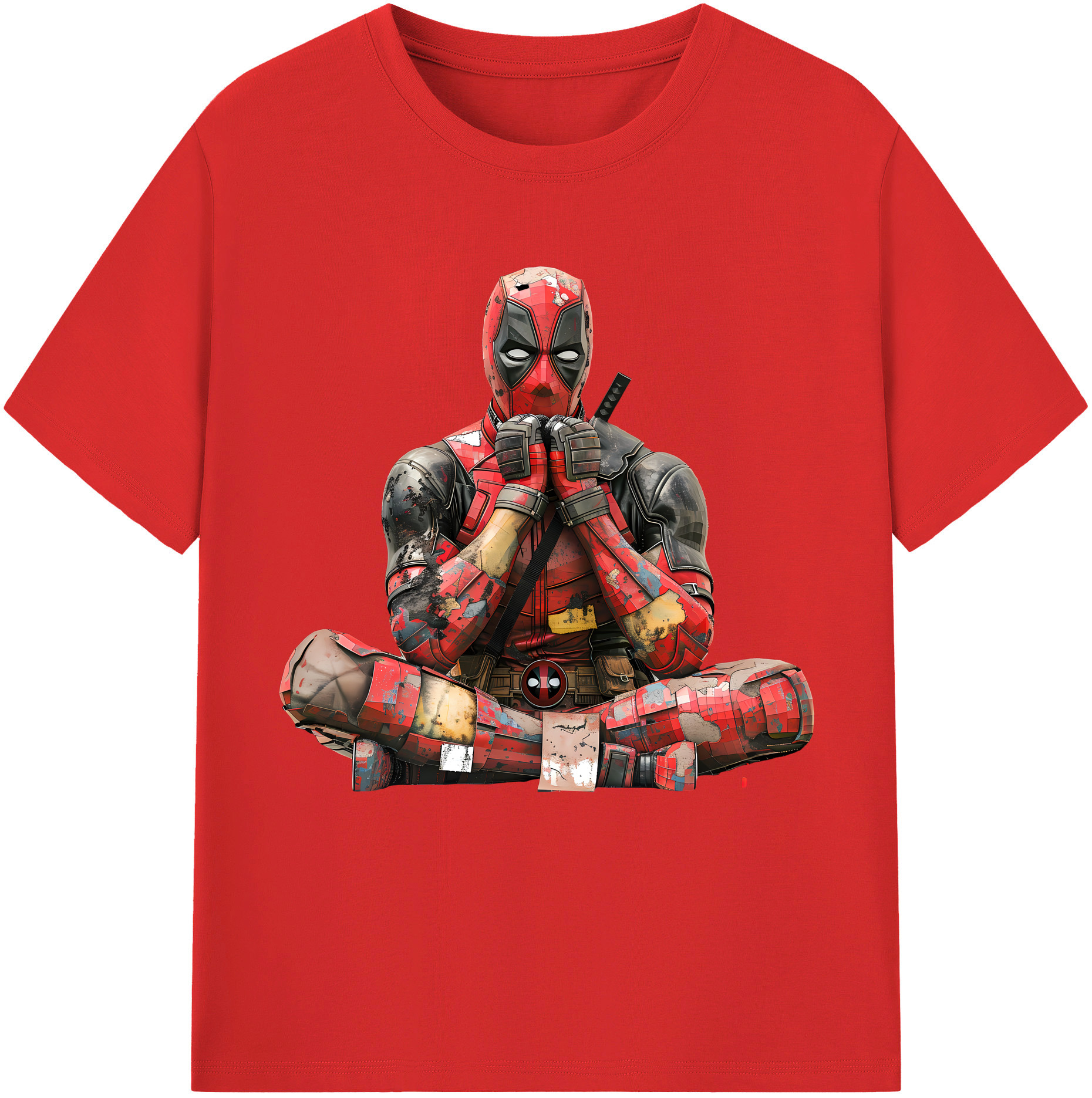 （画像用） Deadpool デッドプール レディースカジュアルプリントTシャツ（綿100％）