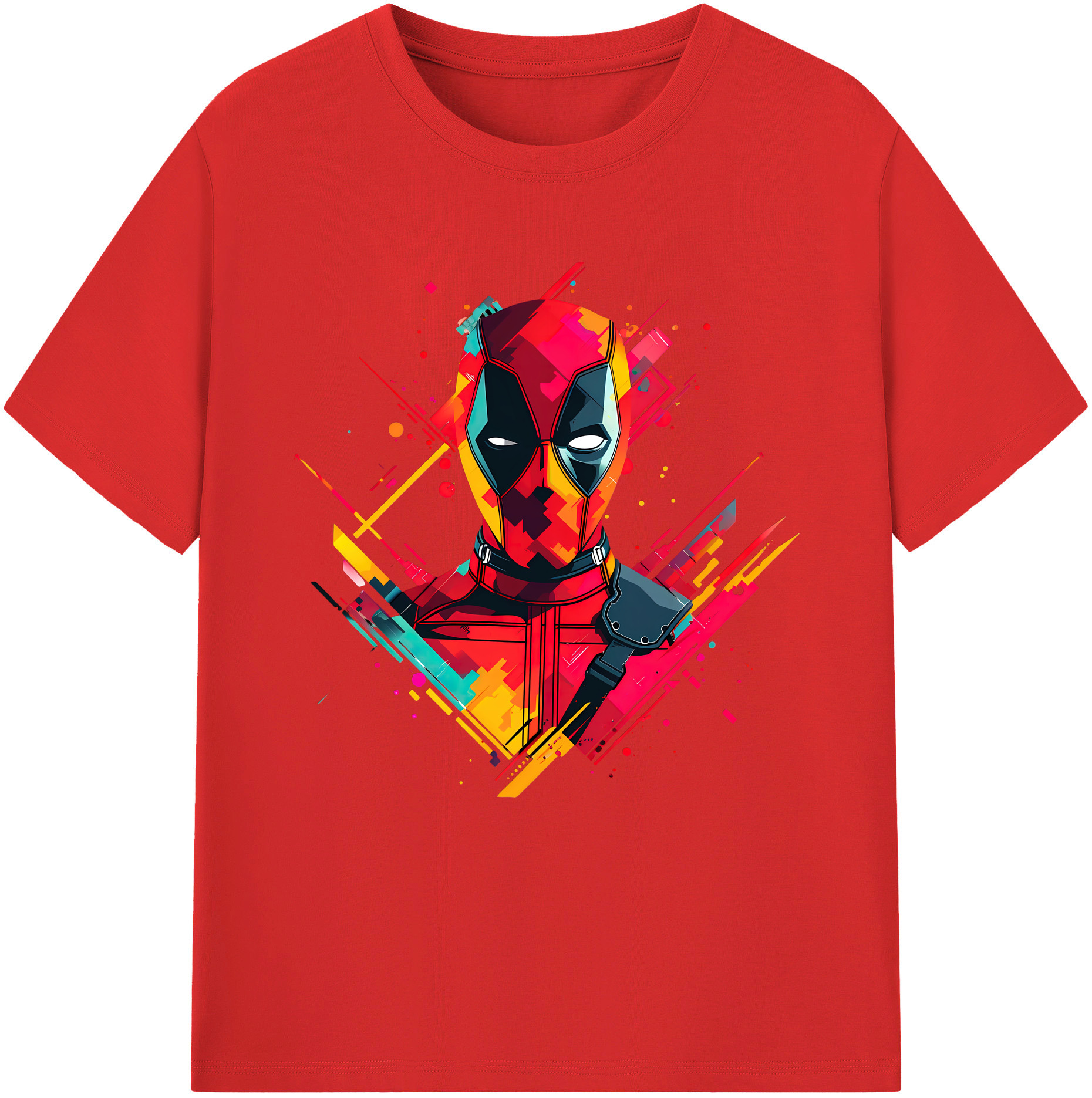 （画像用） Deadpool デッドプール レディースカジュアルプリントTシャツ（綿100％）